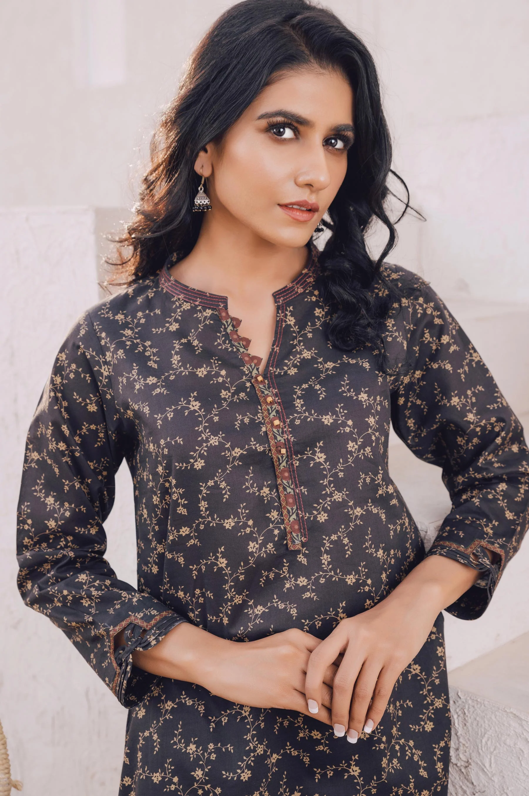 Stitched 1 Piece Digital Printed Lawn Shirt - Image 5