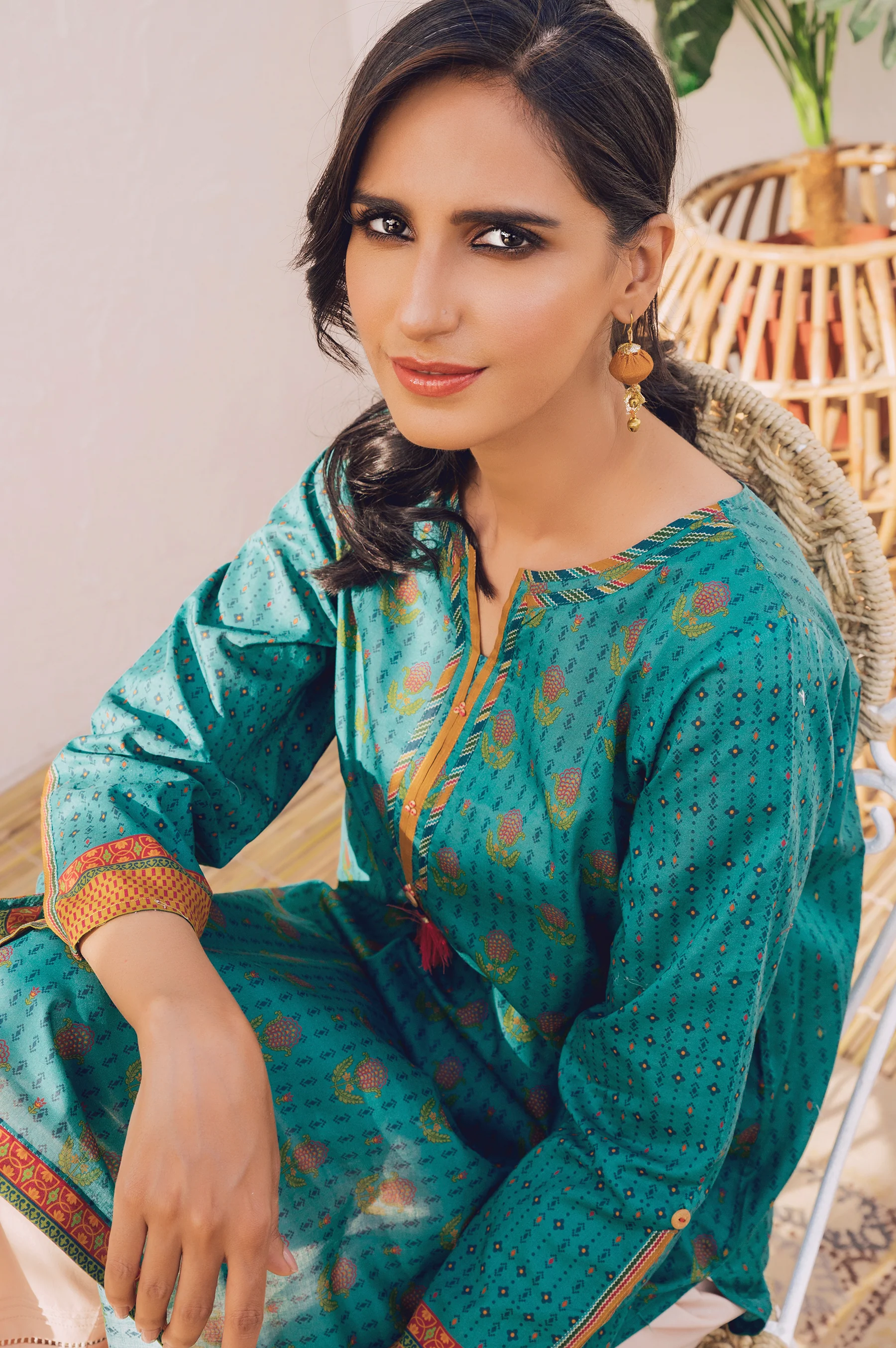 Stitched 1 Piece Digital Printed Lawn Shirt - Image 4
