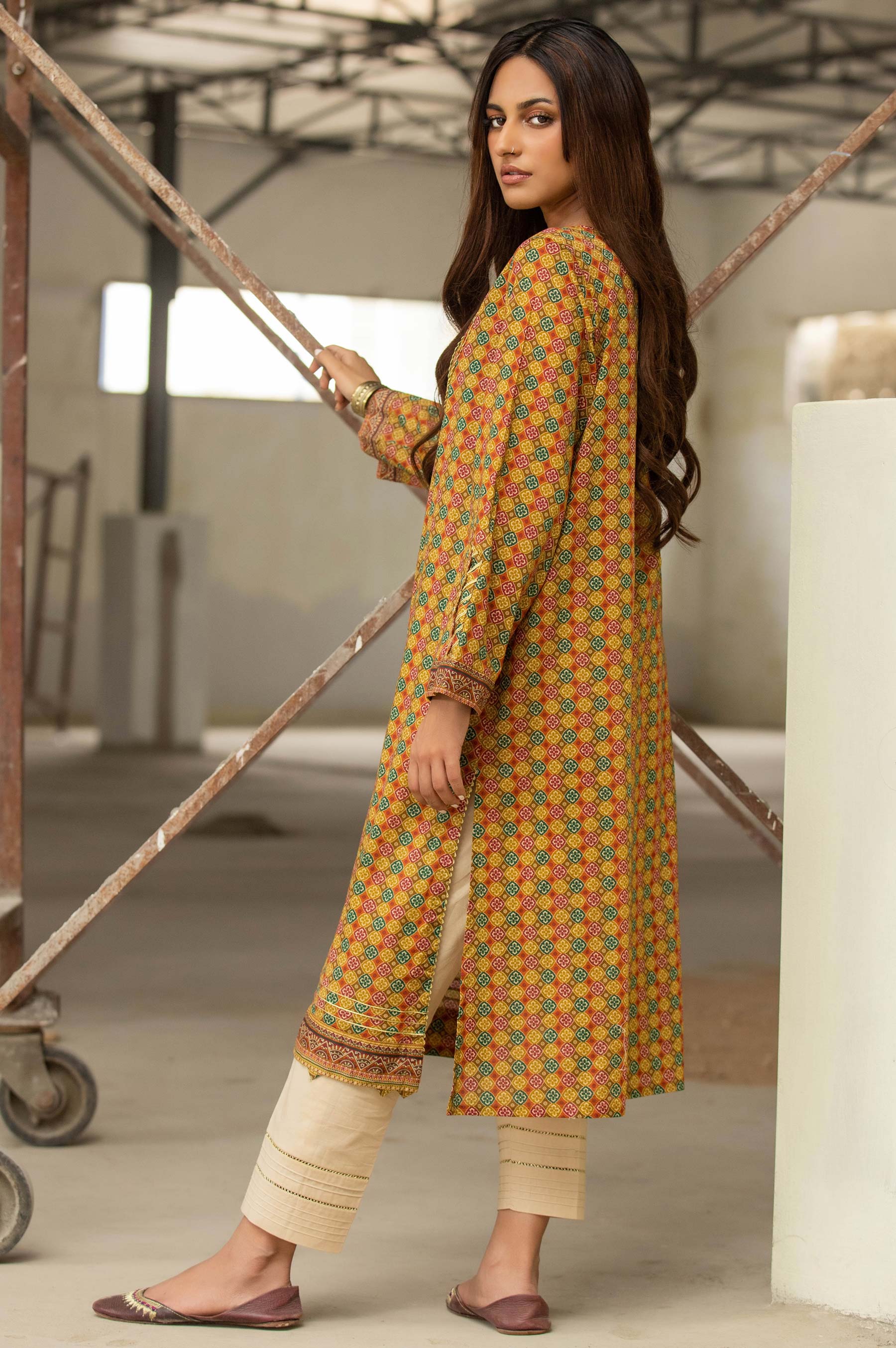 Stitched 1 Piece Digital Printed Lawn Shirt - Image 2