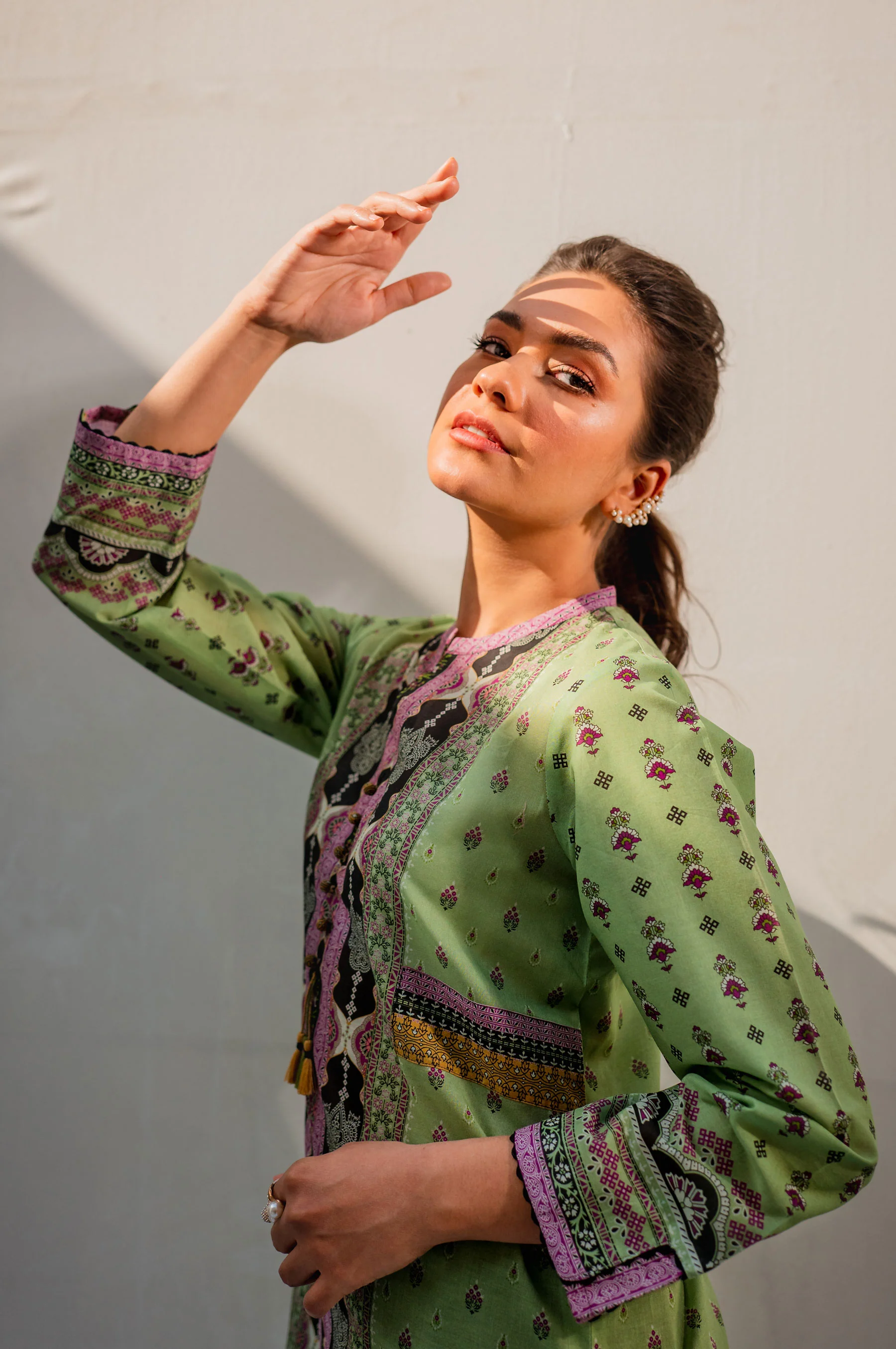 Stitched 1 Piece Digital Printed Lawn Shirt - Image 6