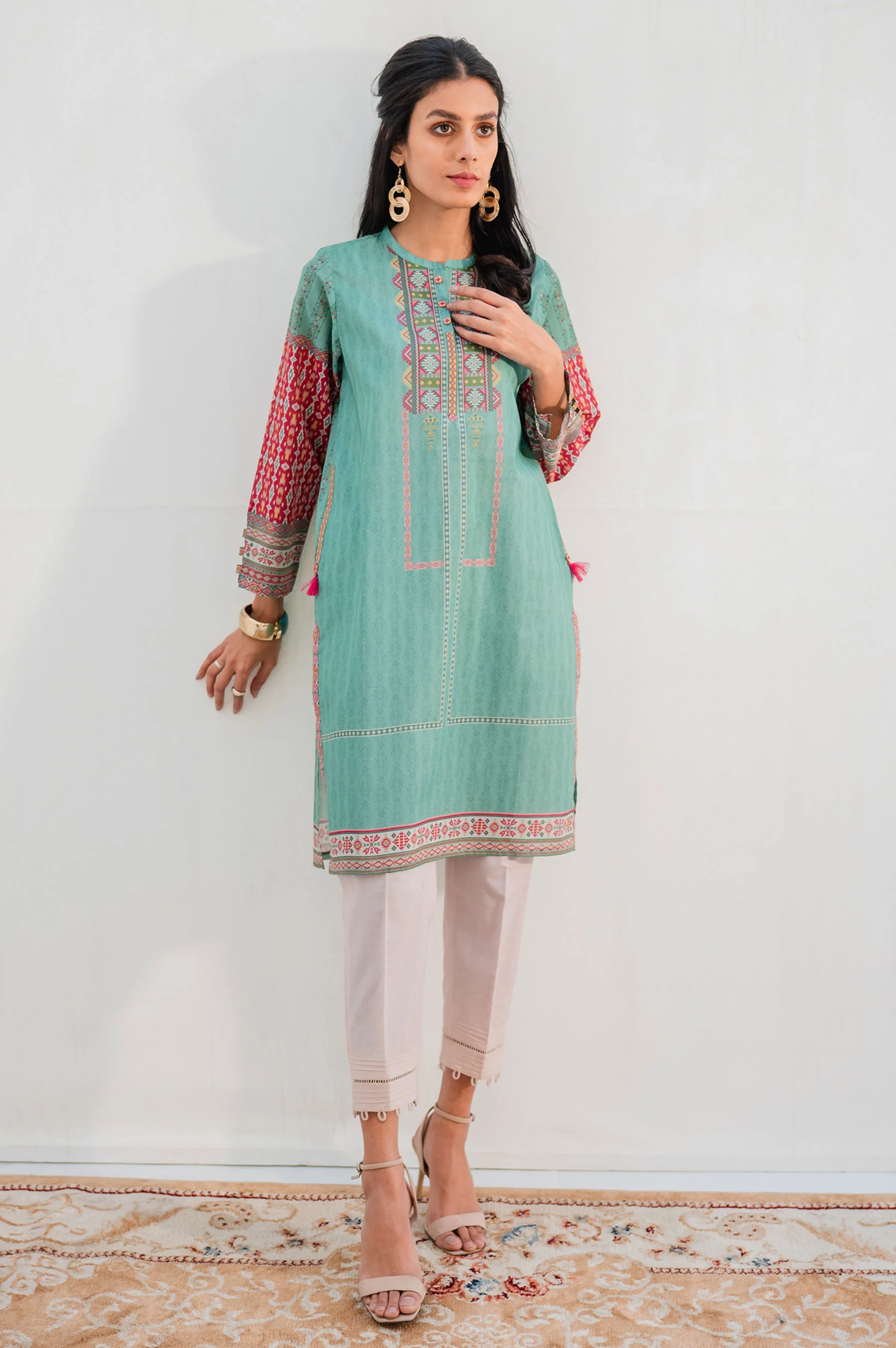Stitched 1 Piece Digital Printed Lawn Shirt