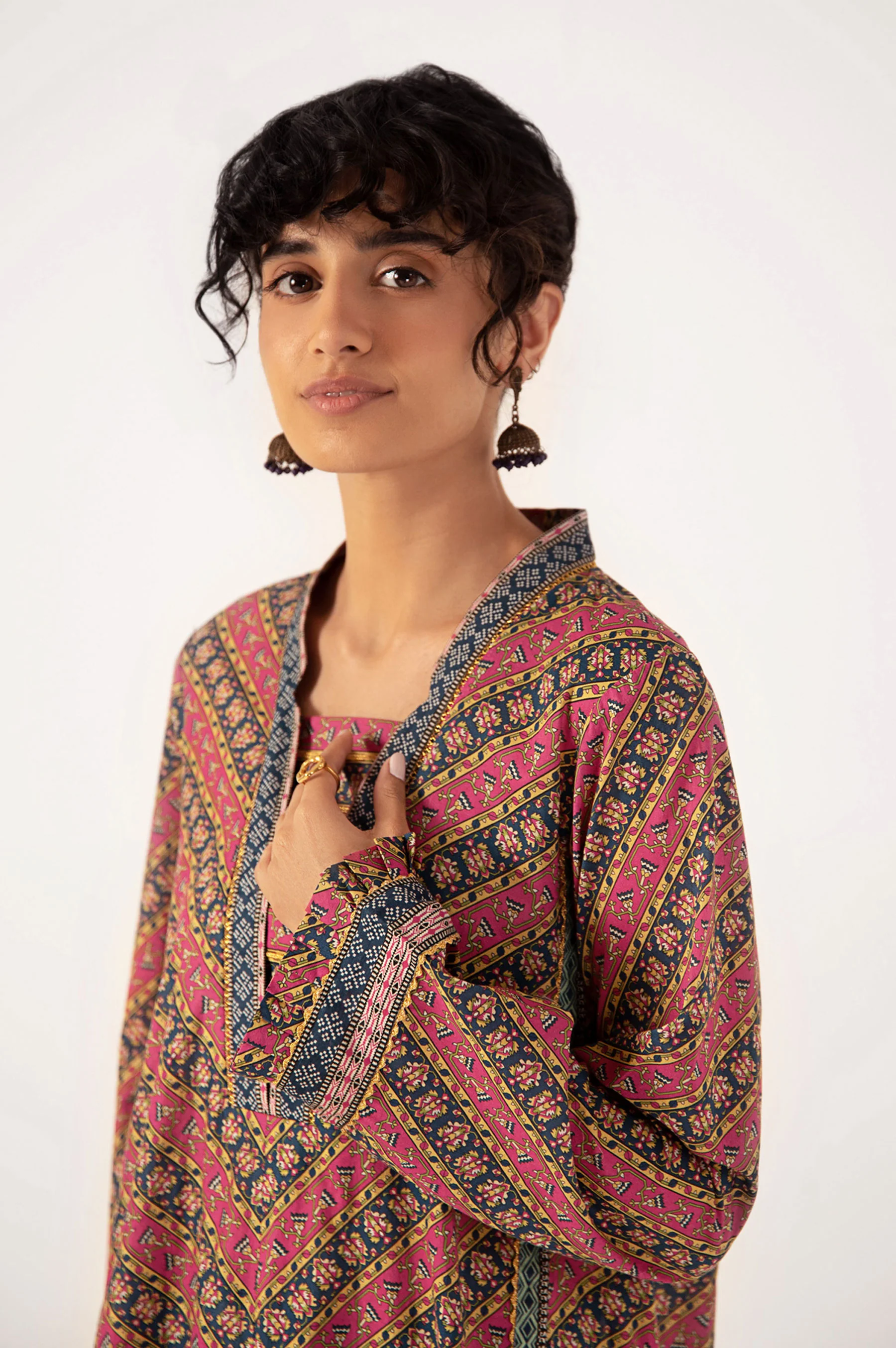 Stitched 1 Piece Digital Printed Lawn Shirt - Image 3