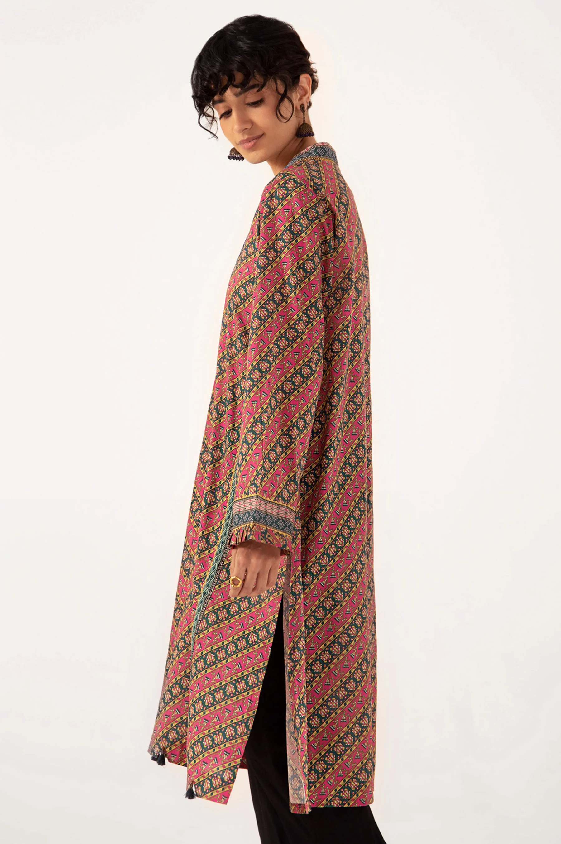 Stitched 1 Piece Digital Printed Lawn Shirt - Image 4