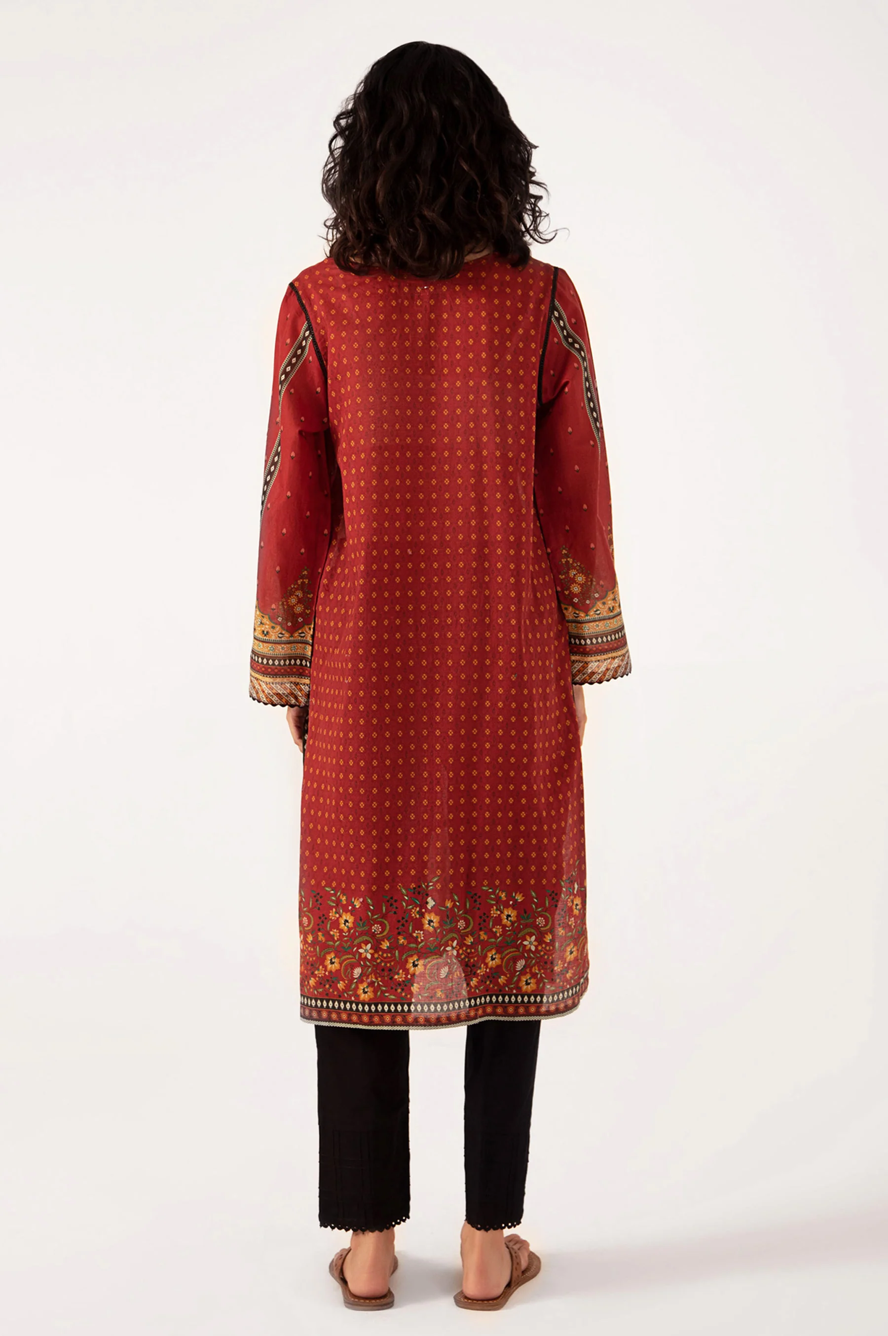 Stitched 1 Piece Digital Printed Lawn Shirt - Image 2