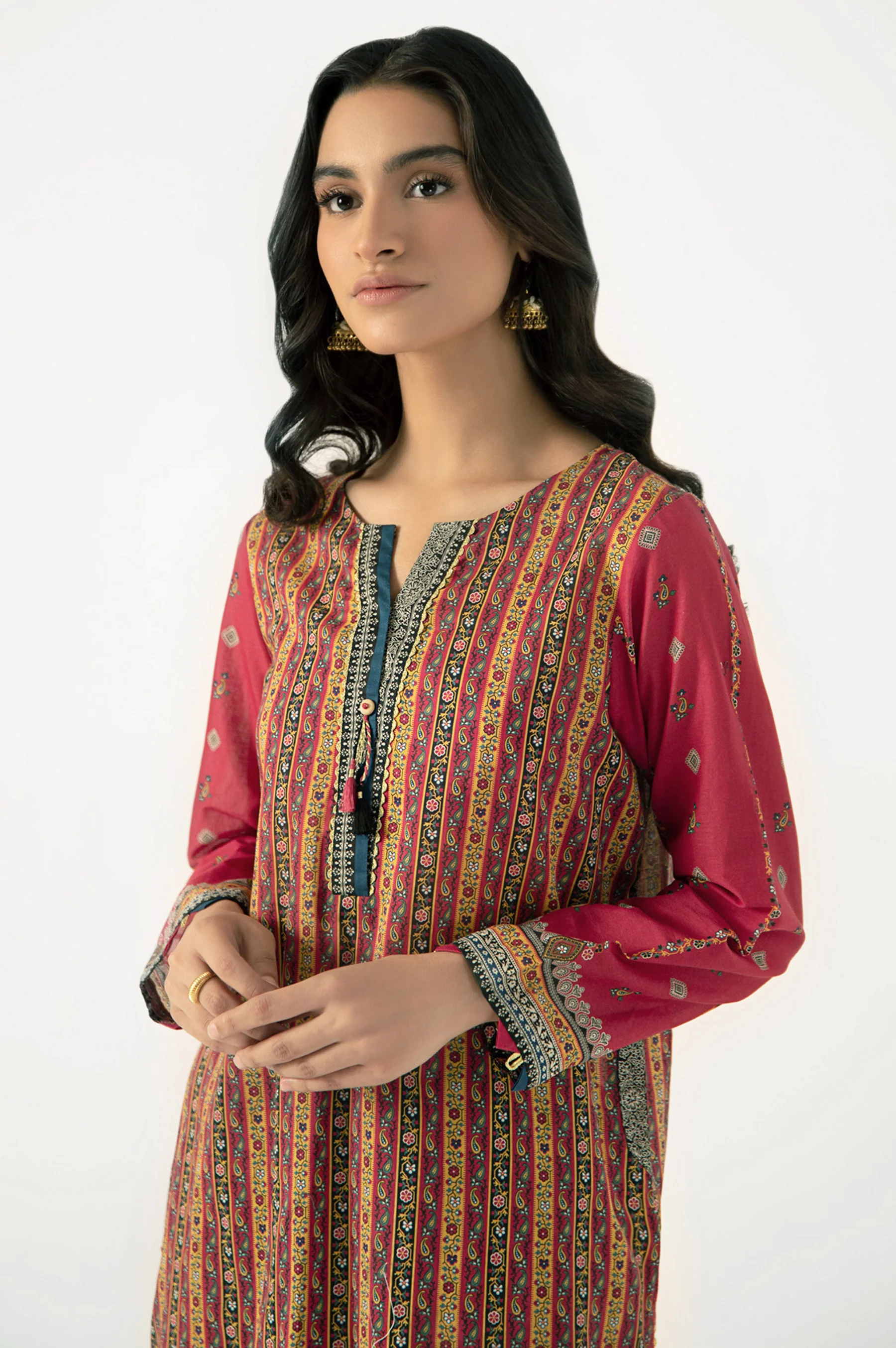 Stitched 1 Piece Digital Printed Lawn Shirt - Image 3