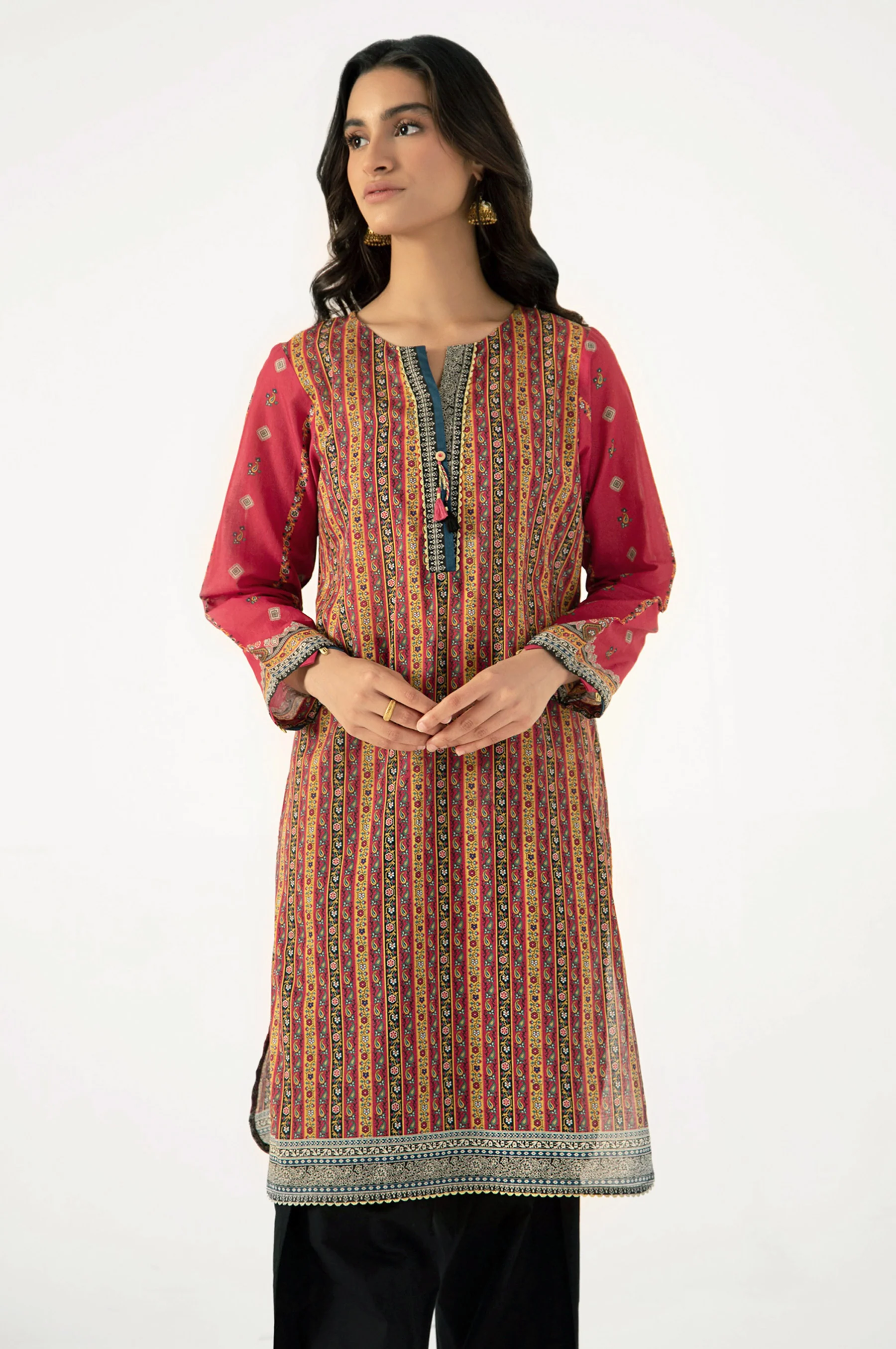 Stitched 1 Piece Digital Printed Lawn Shirt - Image 4