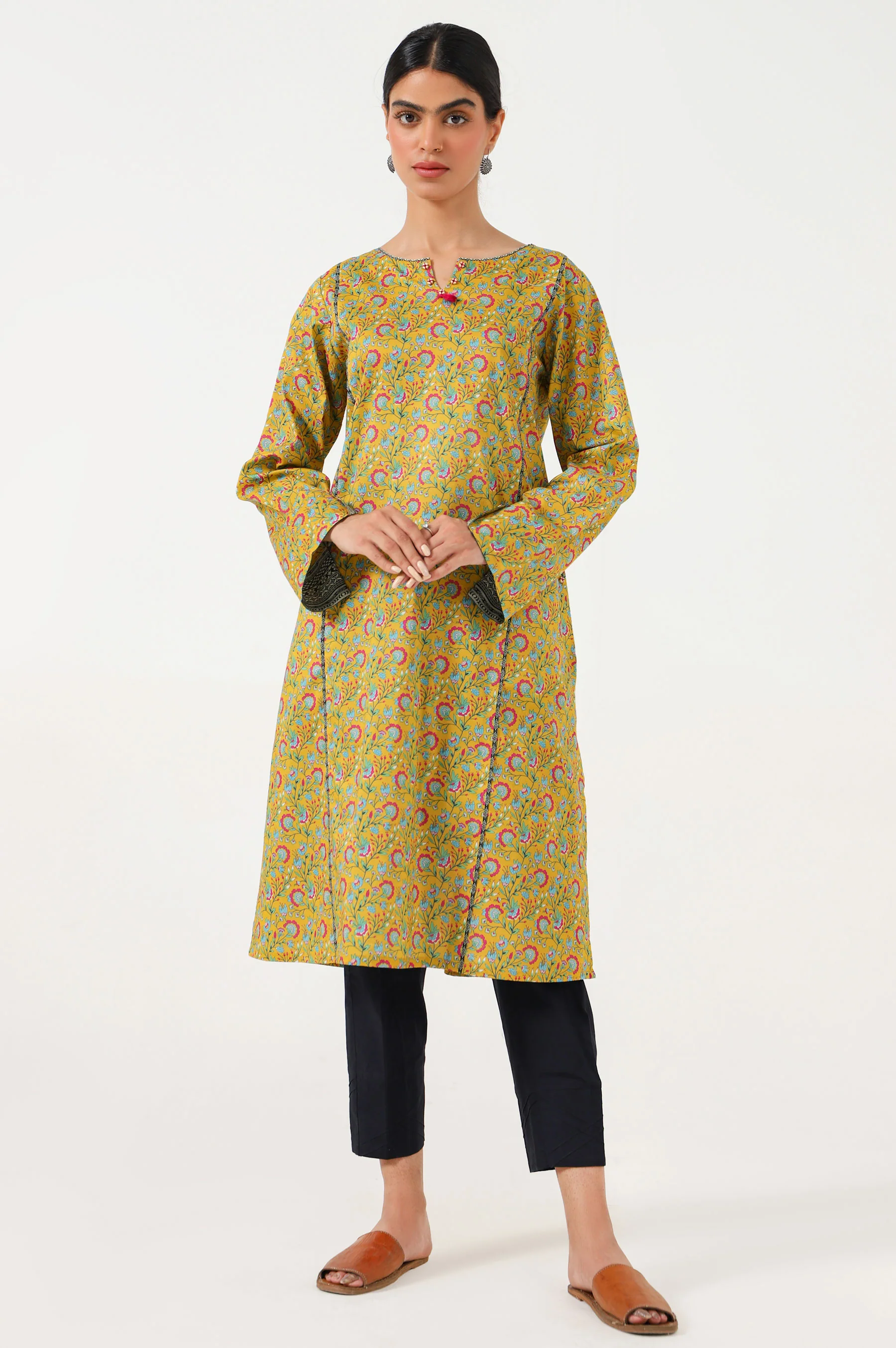Stitched 1 Piece Digital Printed Lawn Shirt - Image 2