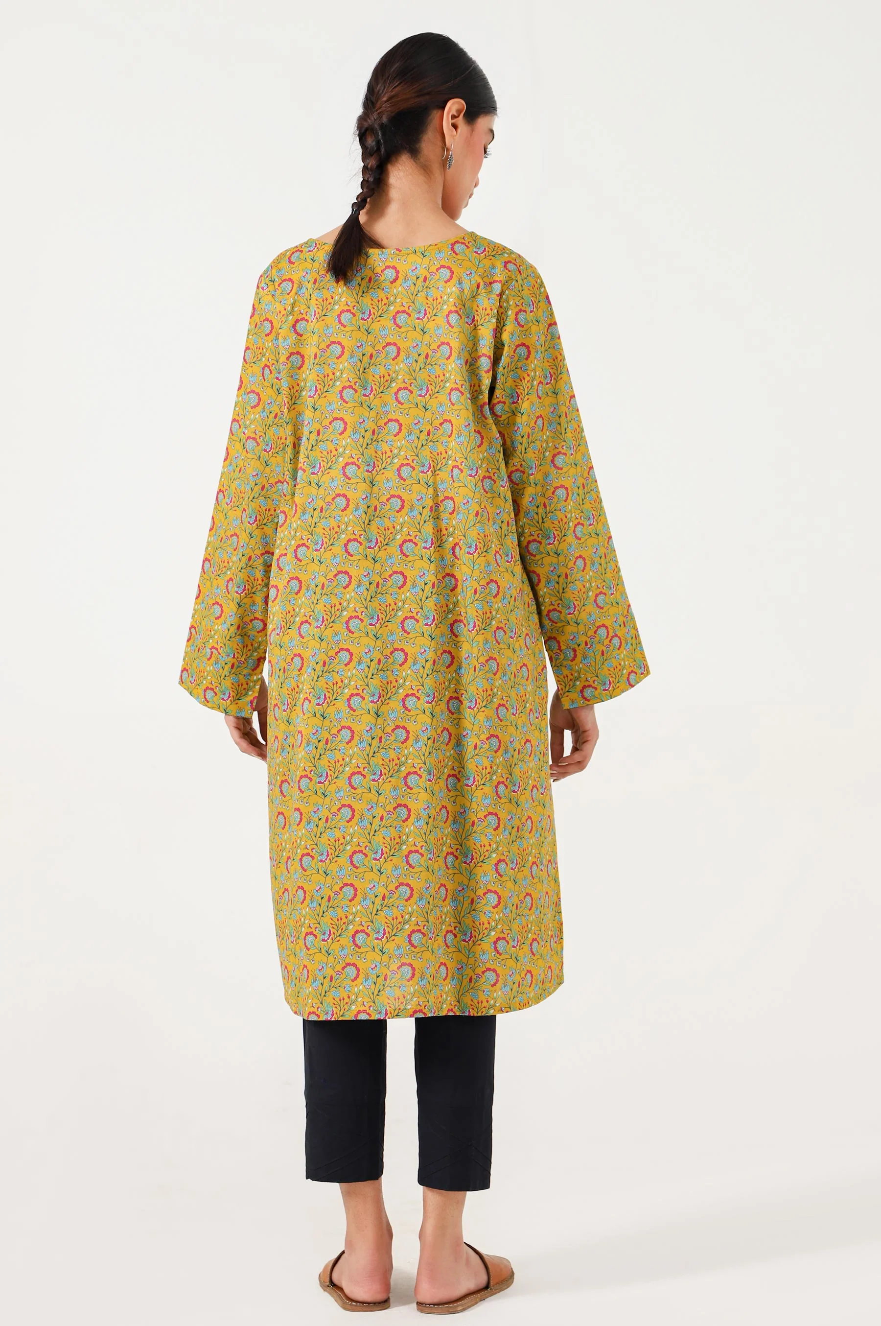 Stitched 1 Piece Digital Printed Lawn Shirt - Image 3