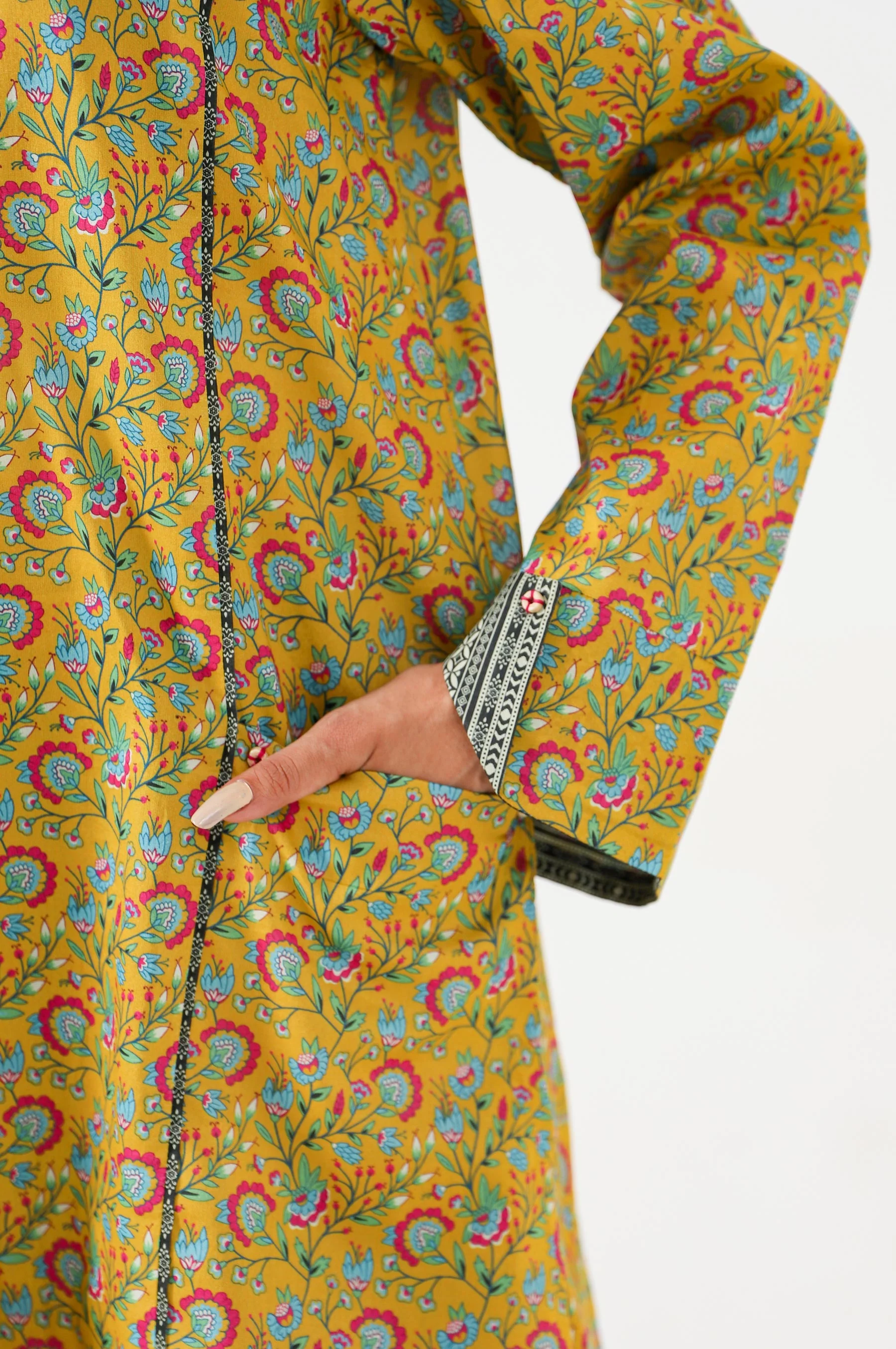 Stitched 1 Piece Digital Printed Lawn Shirt - Image 5