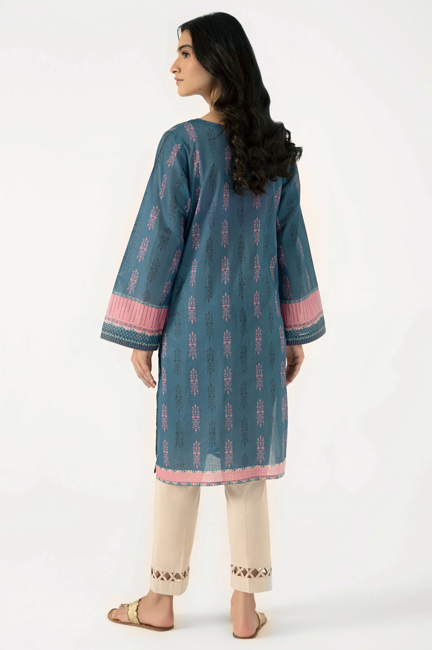 Stitched 1 Piece Digital Printed Lawn Shirt - Image 3