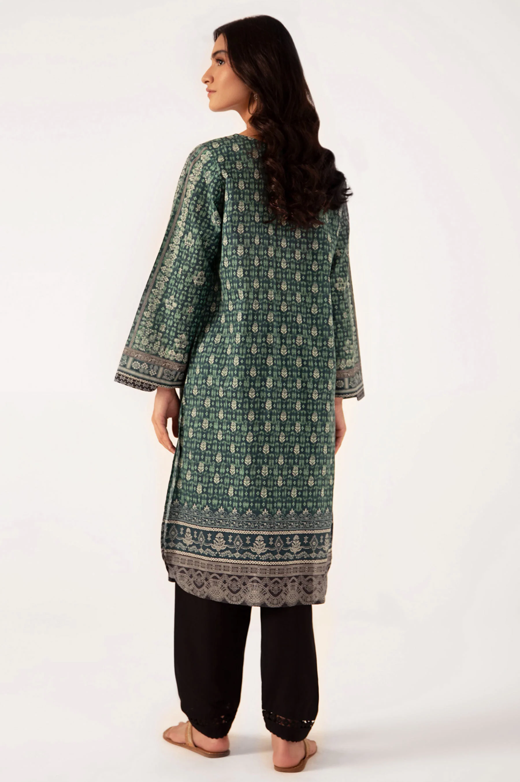 Stitched 1 Piece Digital Printed Lawn Shirt - Image 2