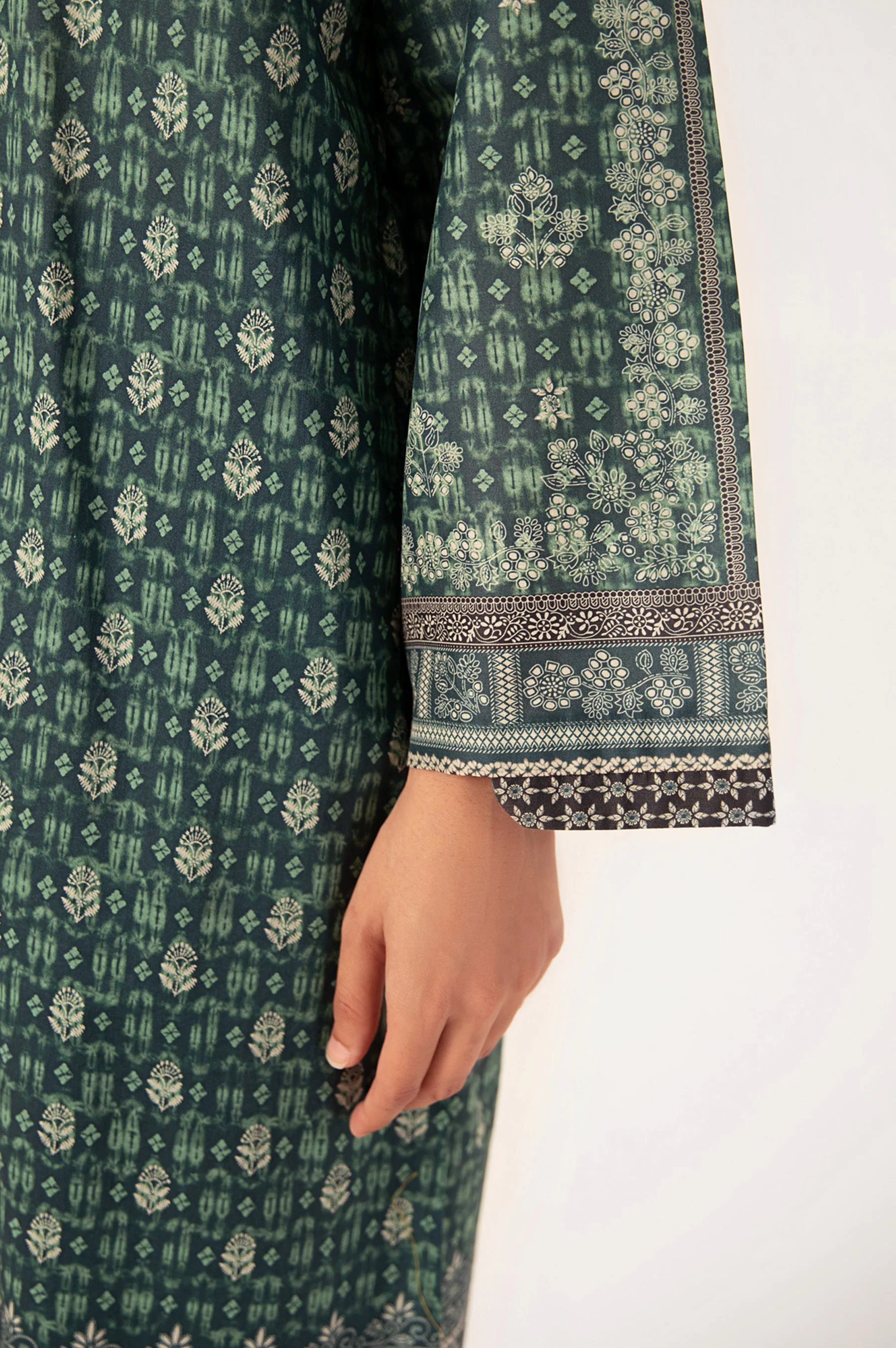 Stitched 1 Piece Digital Printed Lawn Shirt - Image 6