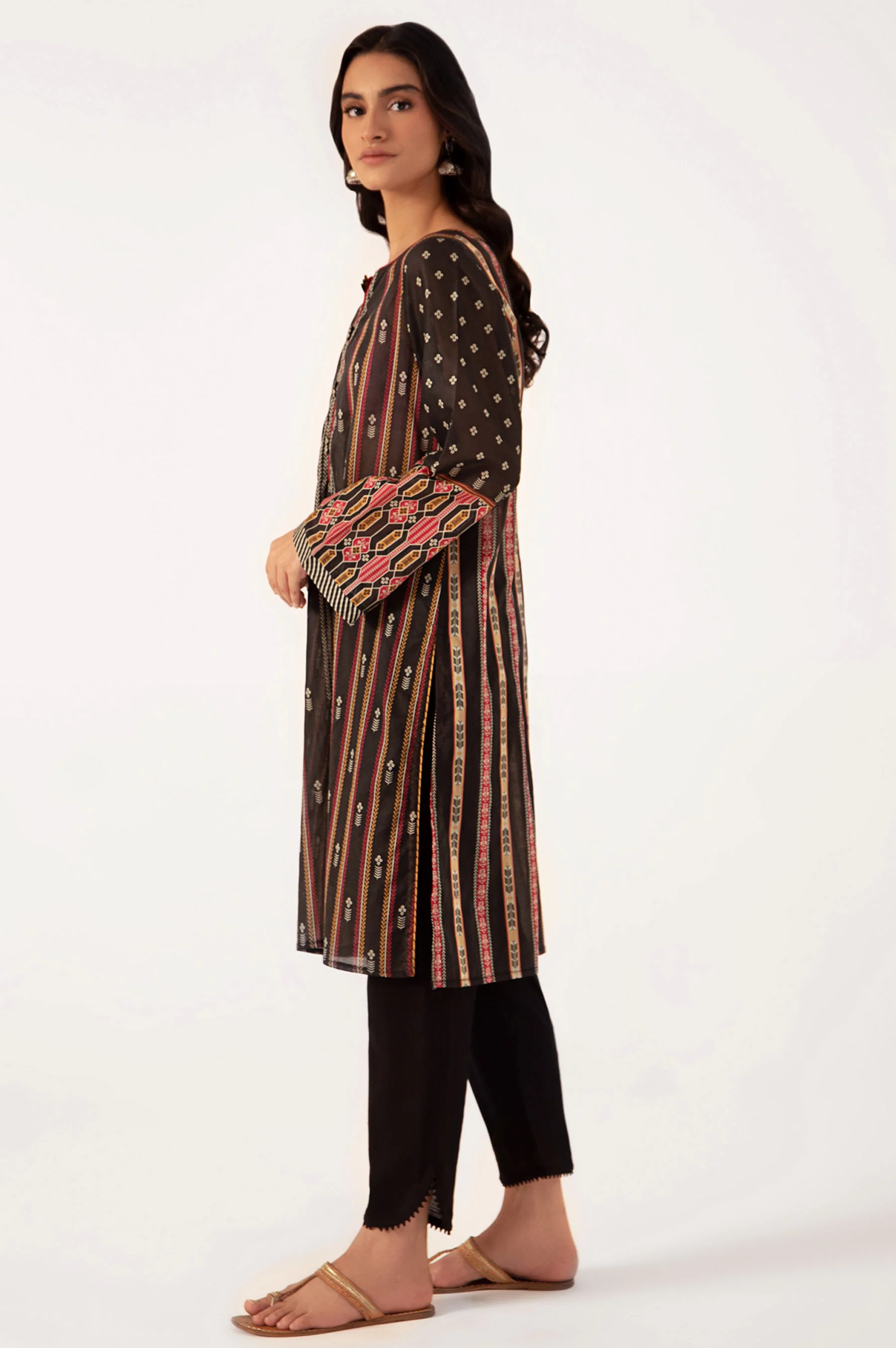 Stitched 1 Piece Digital Printed Lawn Shirt - Image 4