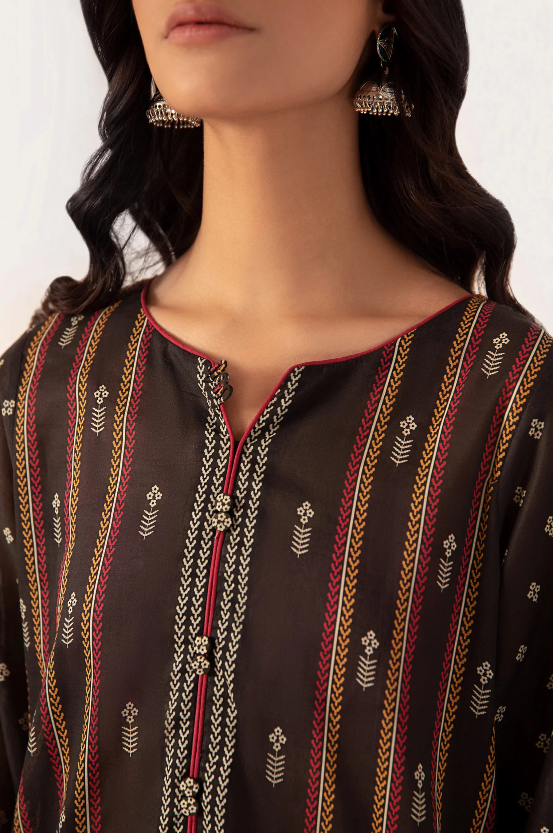 Stitched 1 Piece Digital Printed Lawn Shirt - Image 5