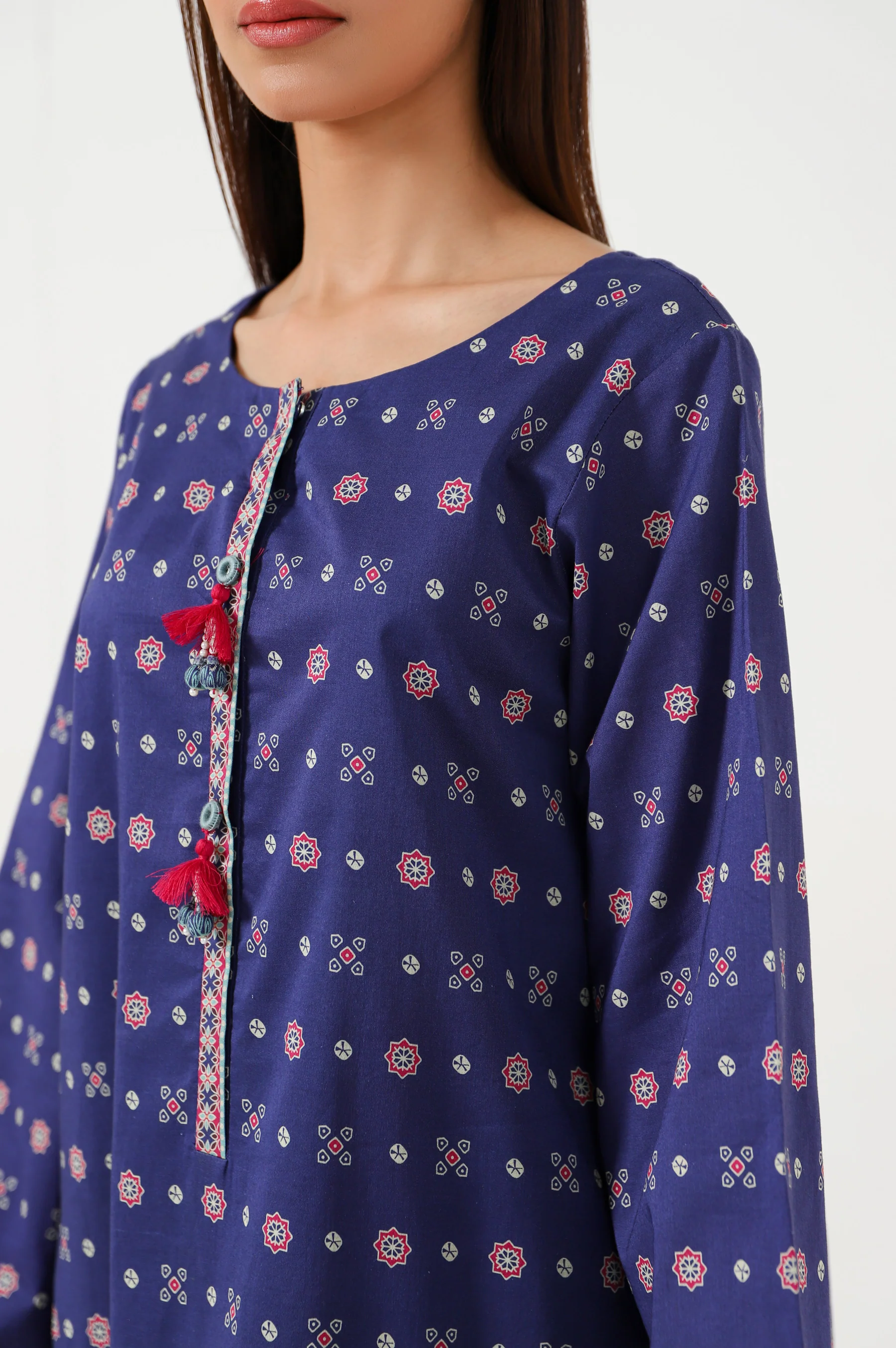 Stitched 1 Piece Digital Printed Lawn Shirt - Image 4