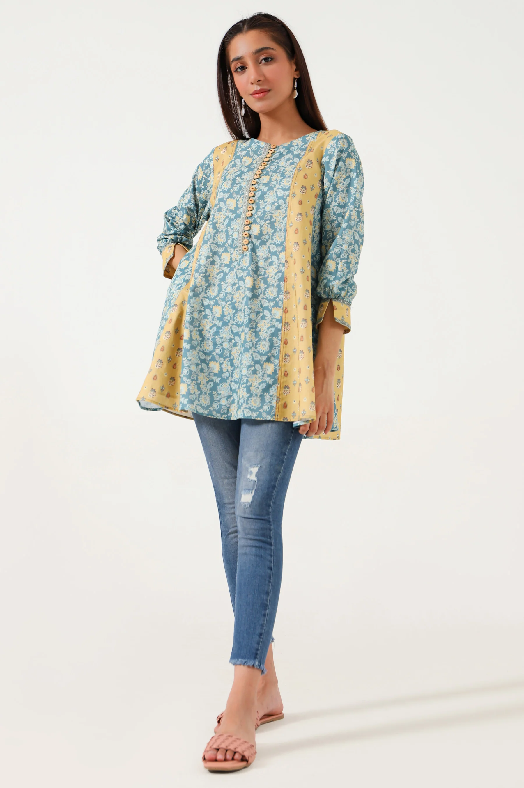 Stitched 1 Piece Digital Printed Lawn Shirt