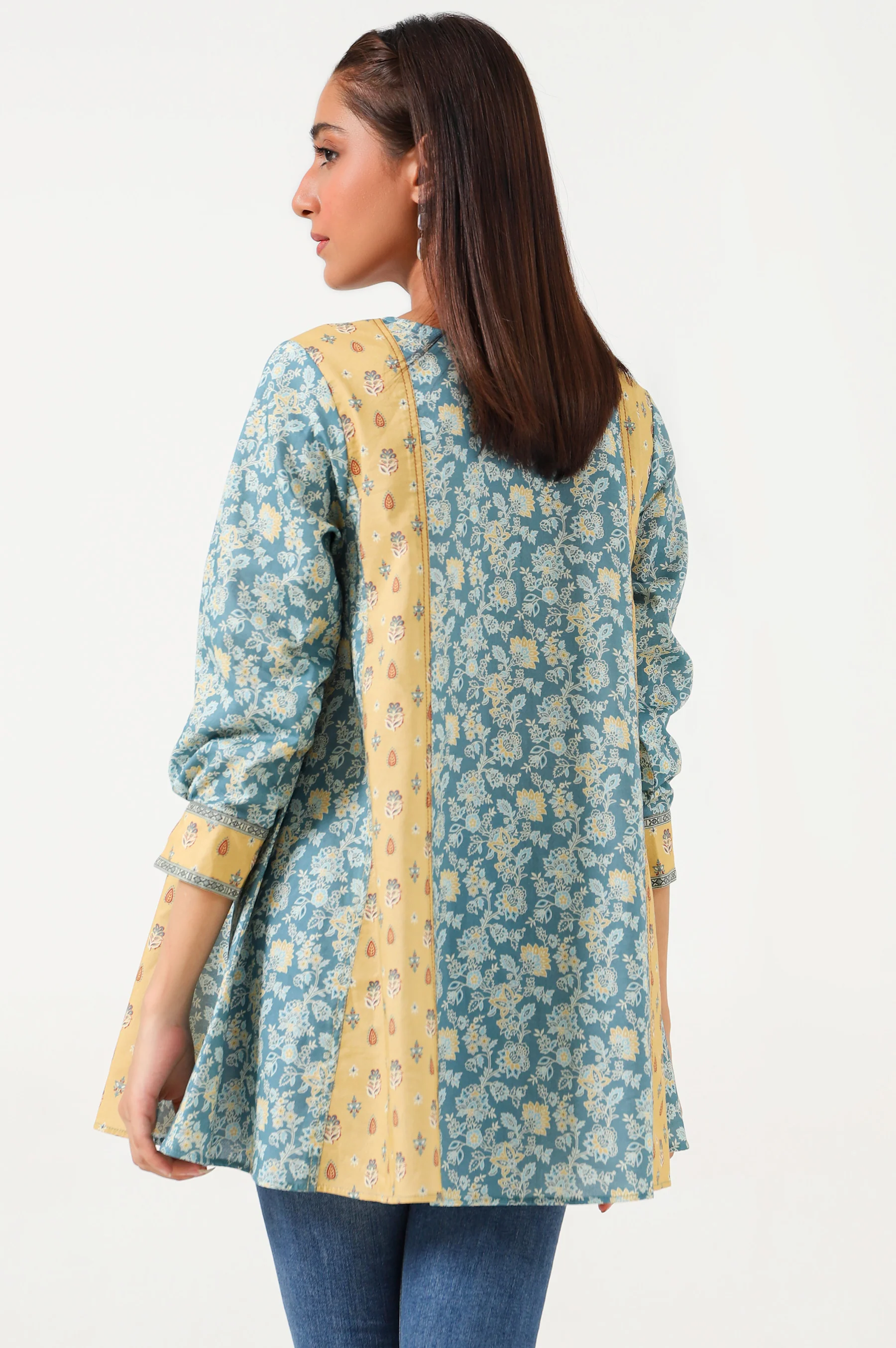Stitched 1 Piece Digital Printed Lawn Shirt - Image 3