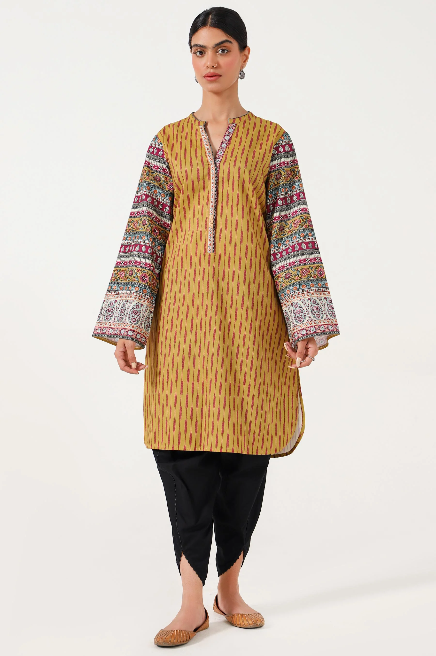 Stitched 1 Piece Digital Printed Lawn Shirt - Image 2