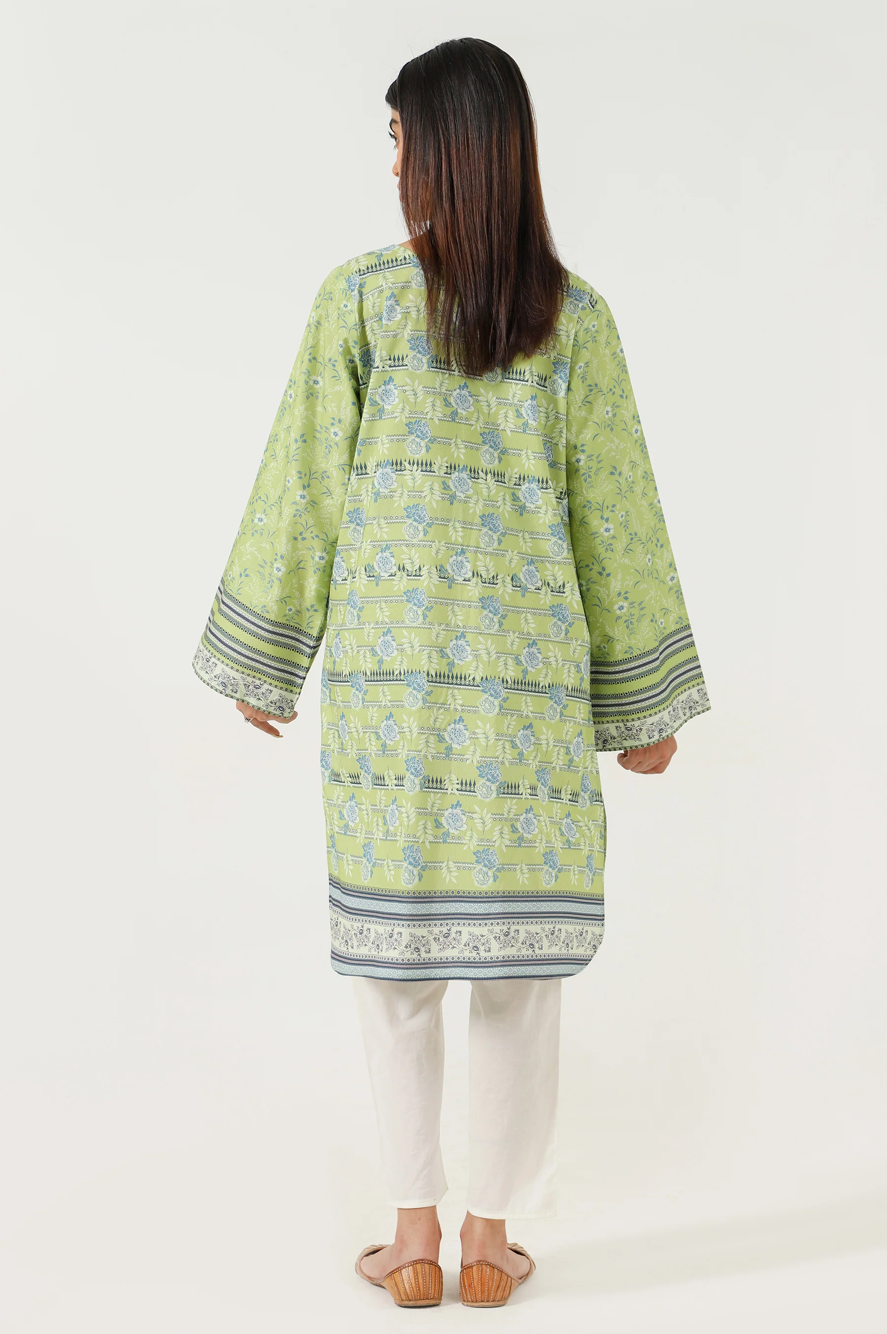 Stitched 1 Piece Digital Printed Lawn Shirt - Image 4