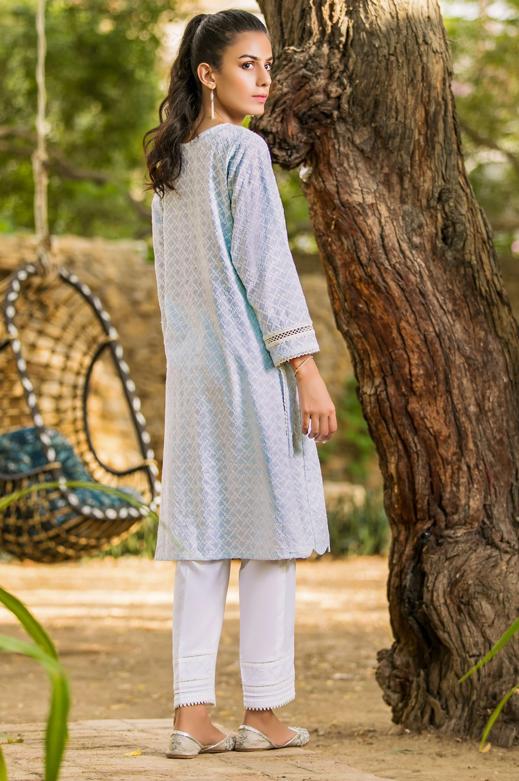 Stitched 1 Piece Embellished Shirt - Image 3