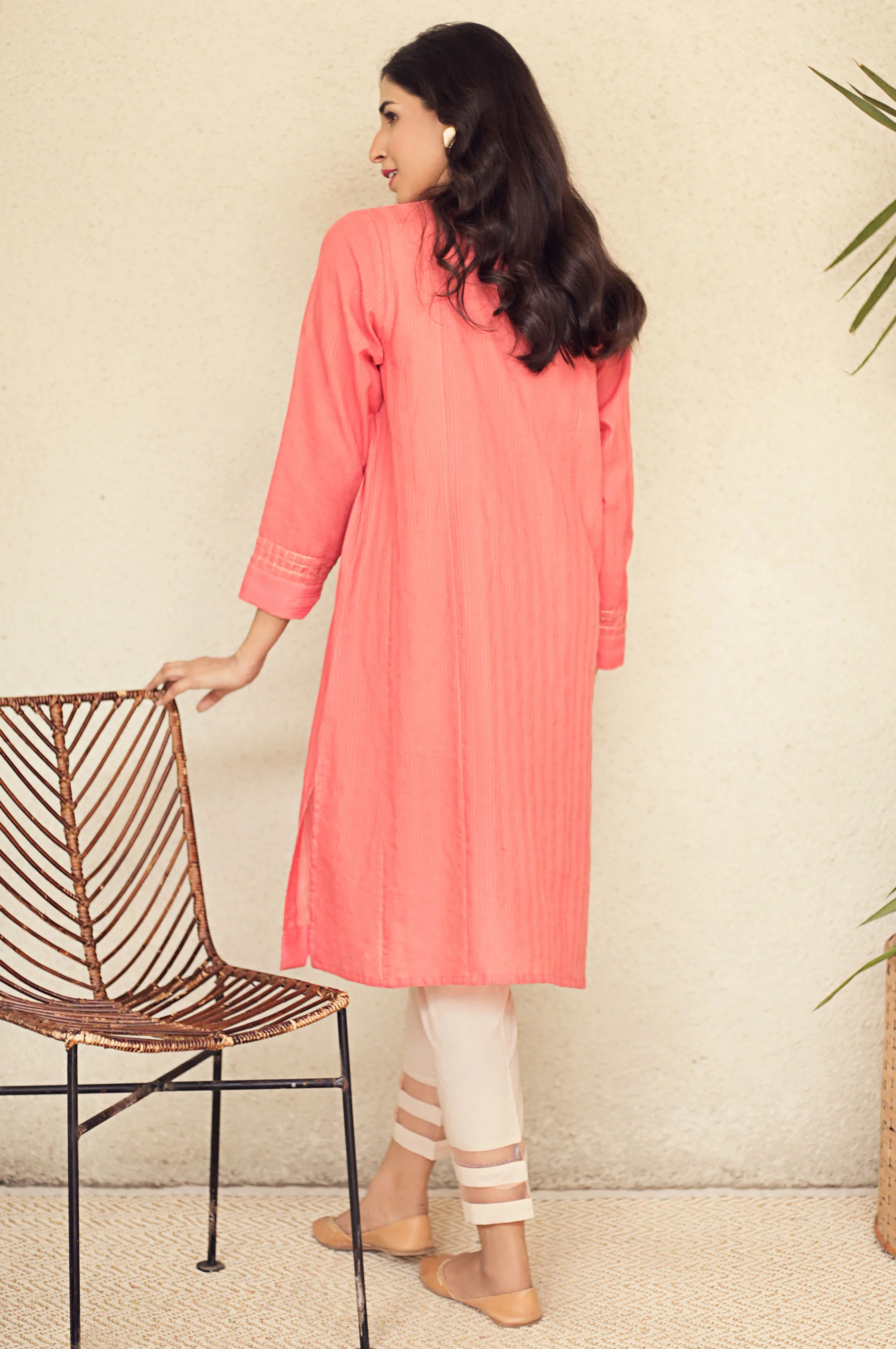 Stitched 1 Piece Embellished Shirt - Image 3