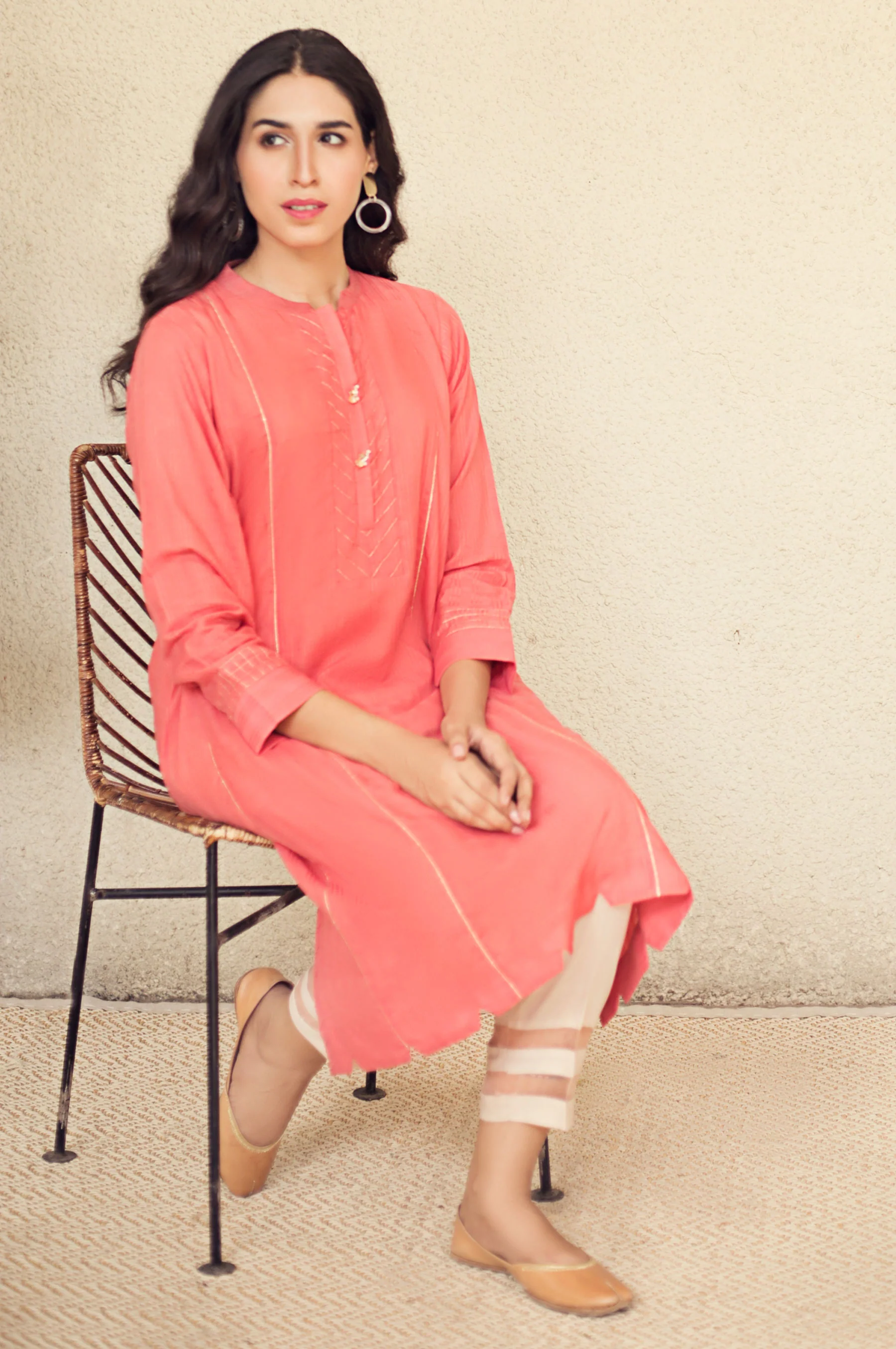 Stitched 1 Piece Embellished Shirt - Image 4