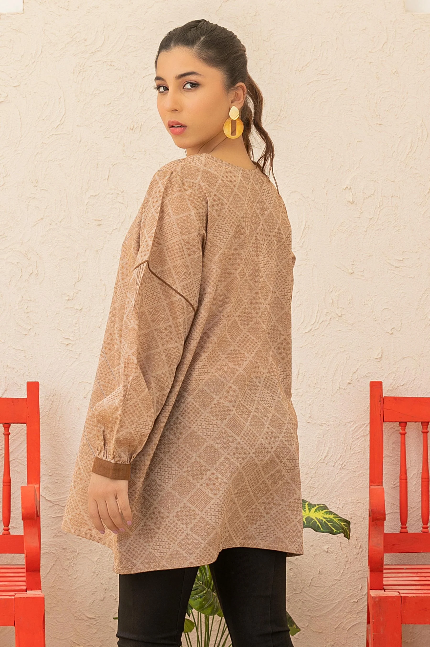 Stitched 1 Piece Embellished Top - Image 2