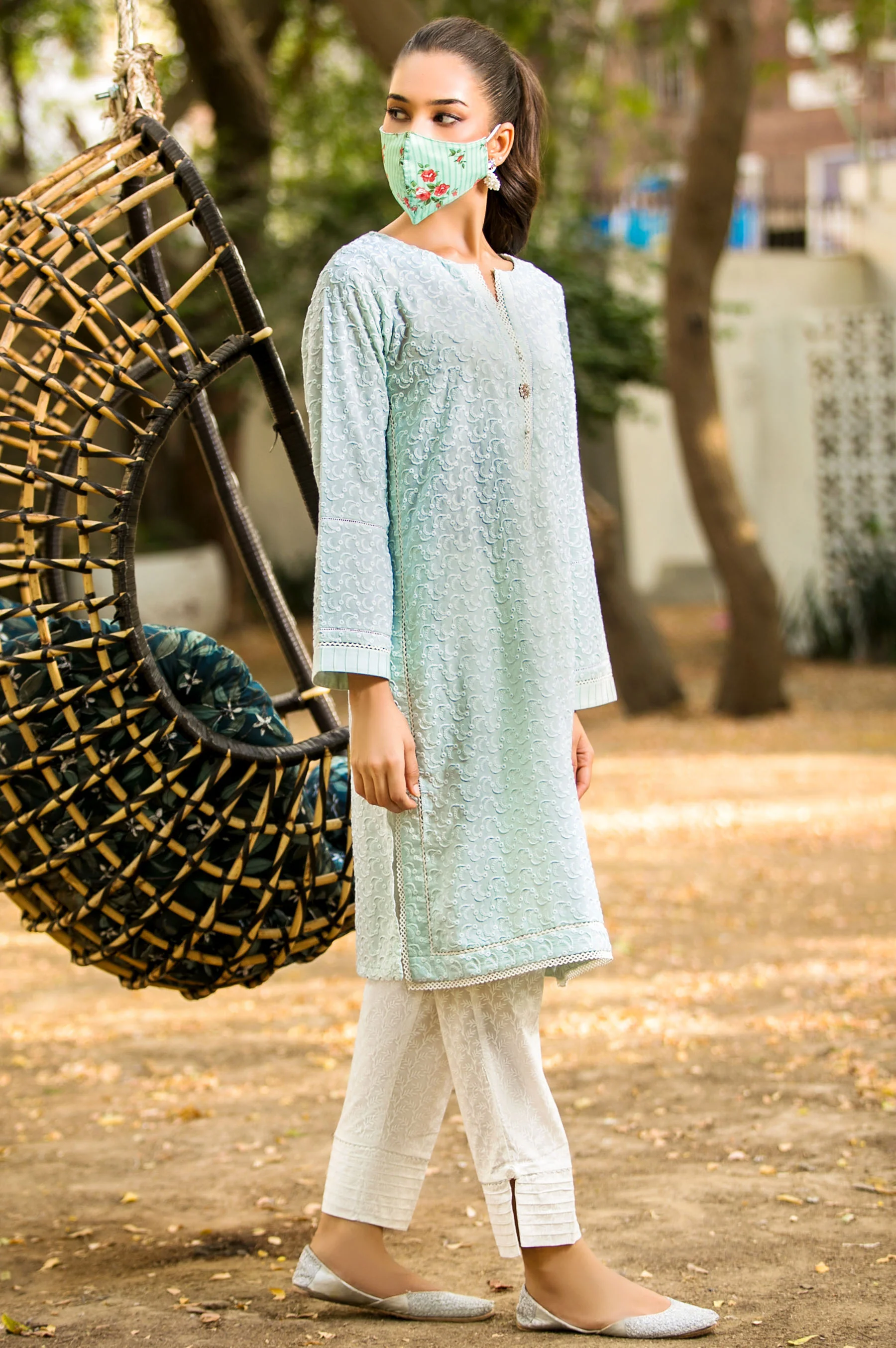 Stitched 1 Piece Embellished Shirt - Image 3