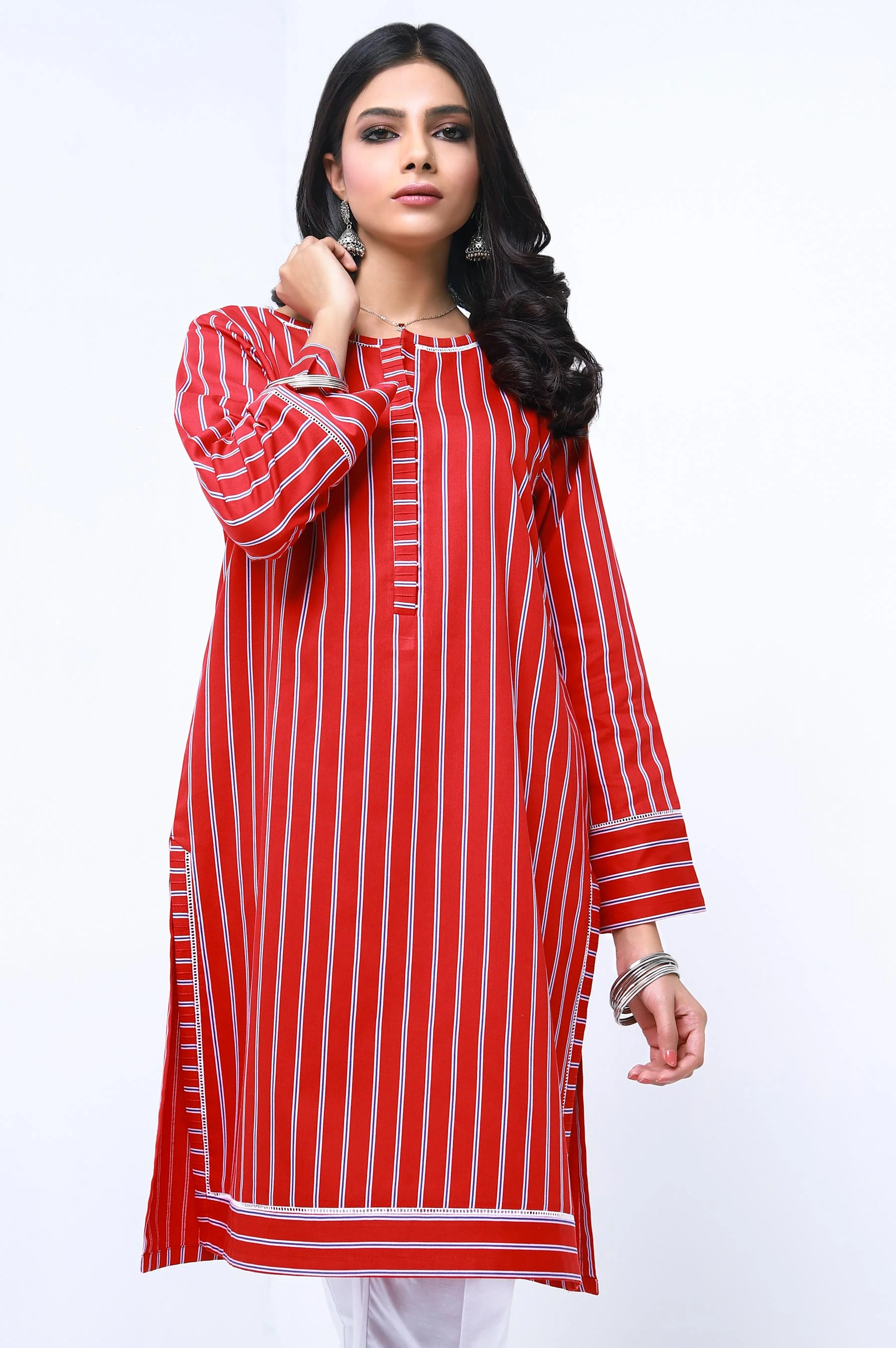 Stitched 1 Piece Embellished Shirt - Image 4