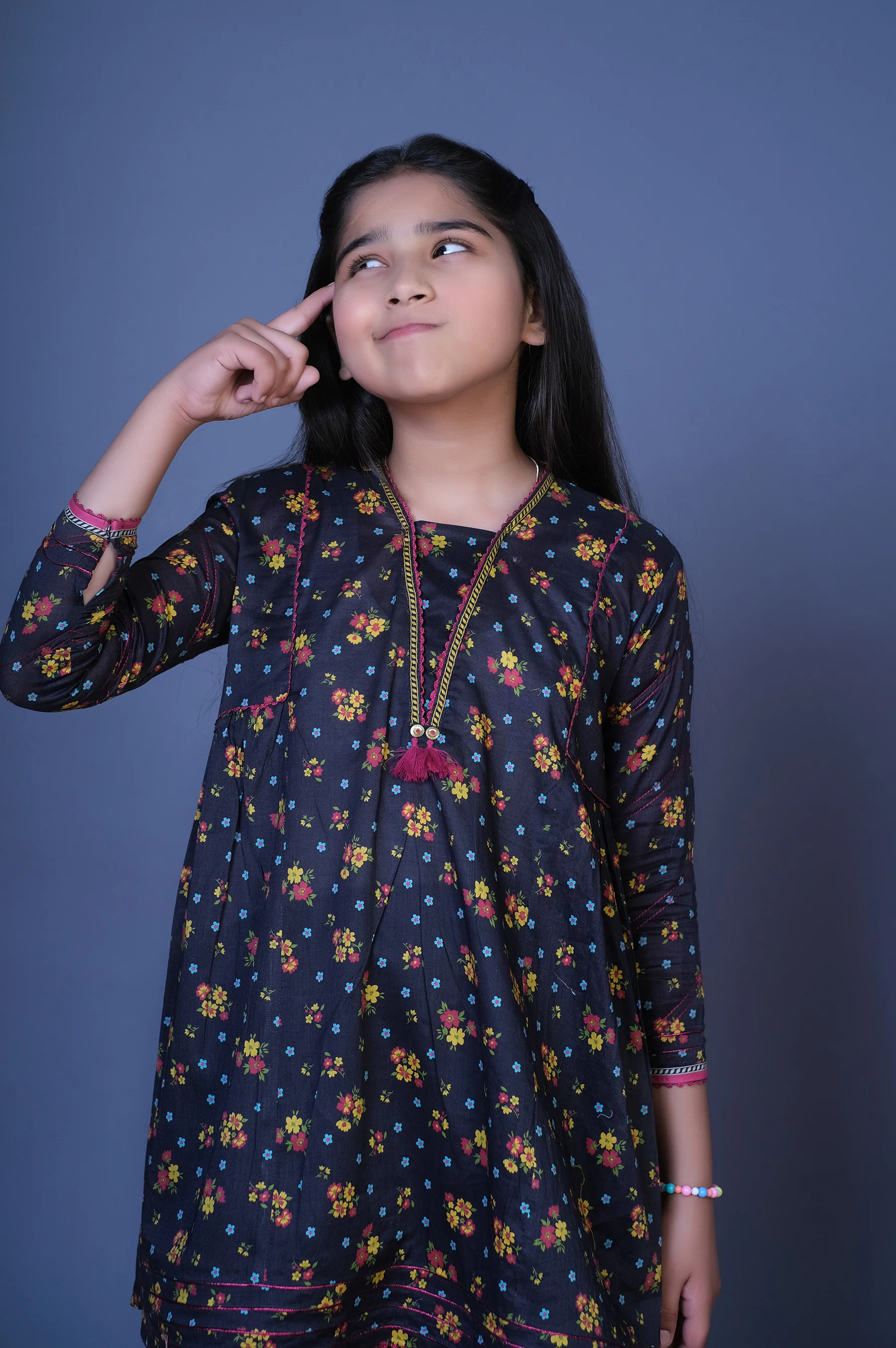 Stitched 1 Piece Embellished Lawn Shirt - Image 3