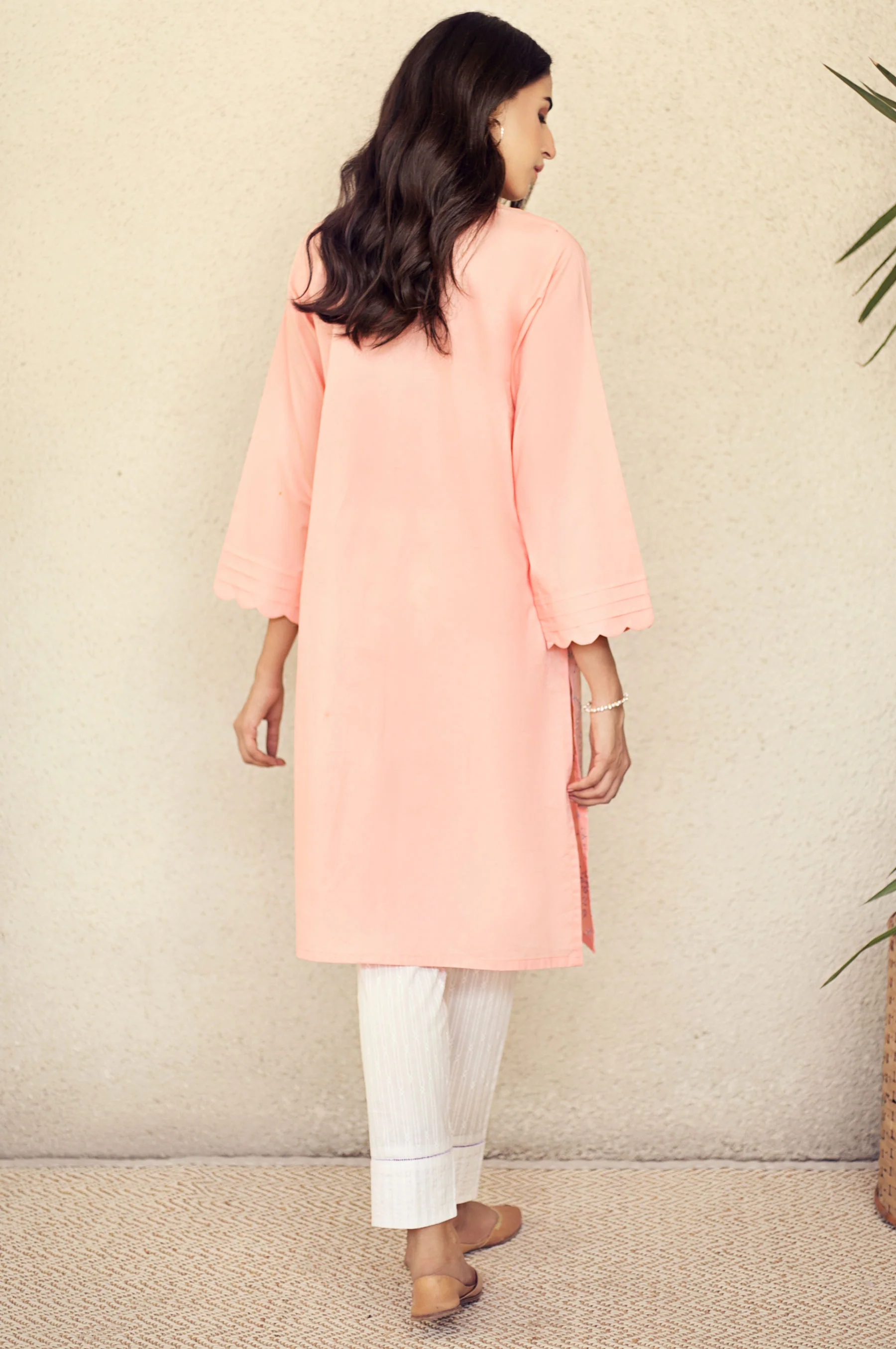 Stitched 1 Piece Embroidered Shirt - Image 3