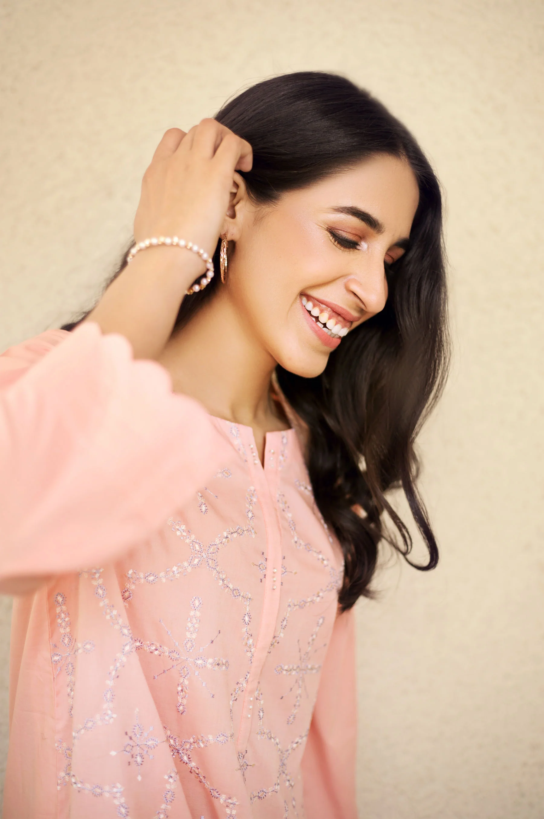 Stitched 1 Piece Embroidered Shirt - Image 4