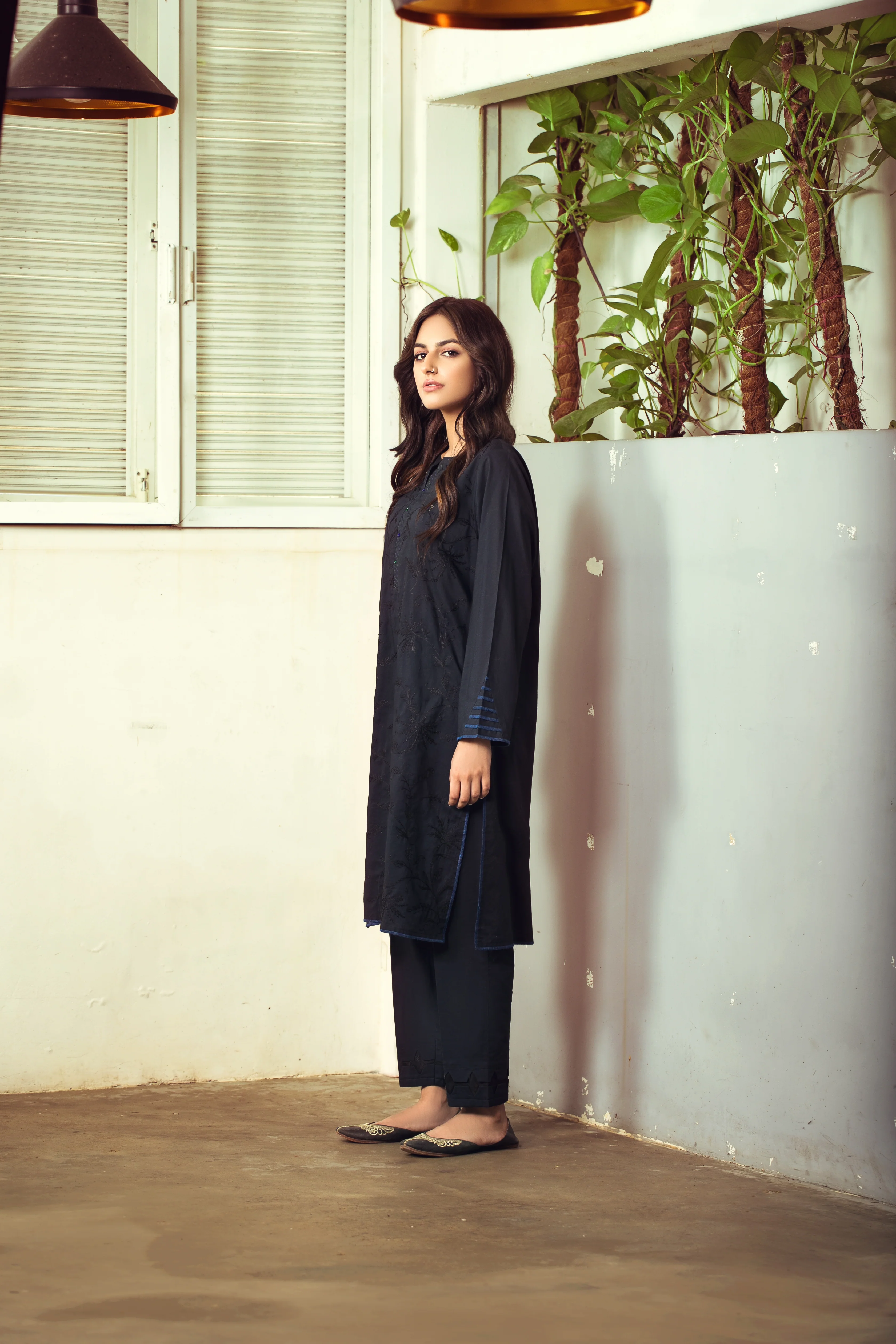 Stitched 1 Piece Embroidered Shirt - Image 3
