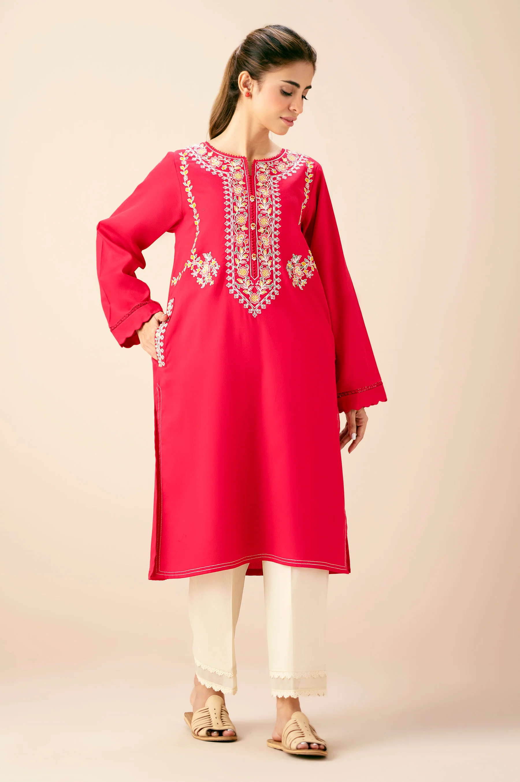 STITCHED EMBROIDERED SHIRT - Image 2