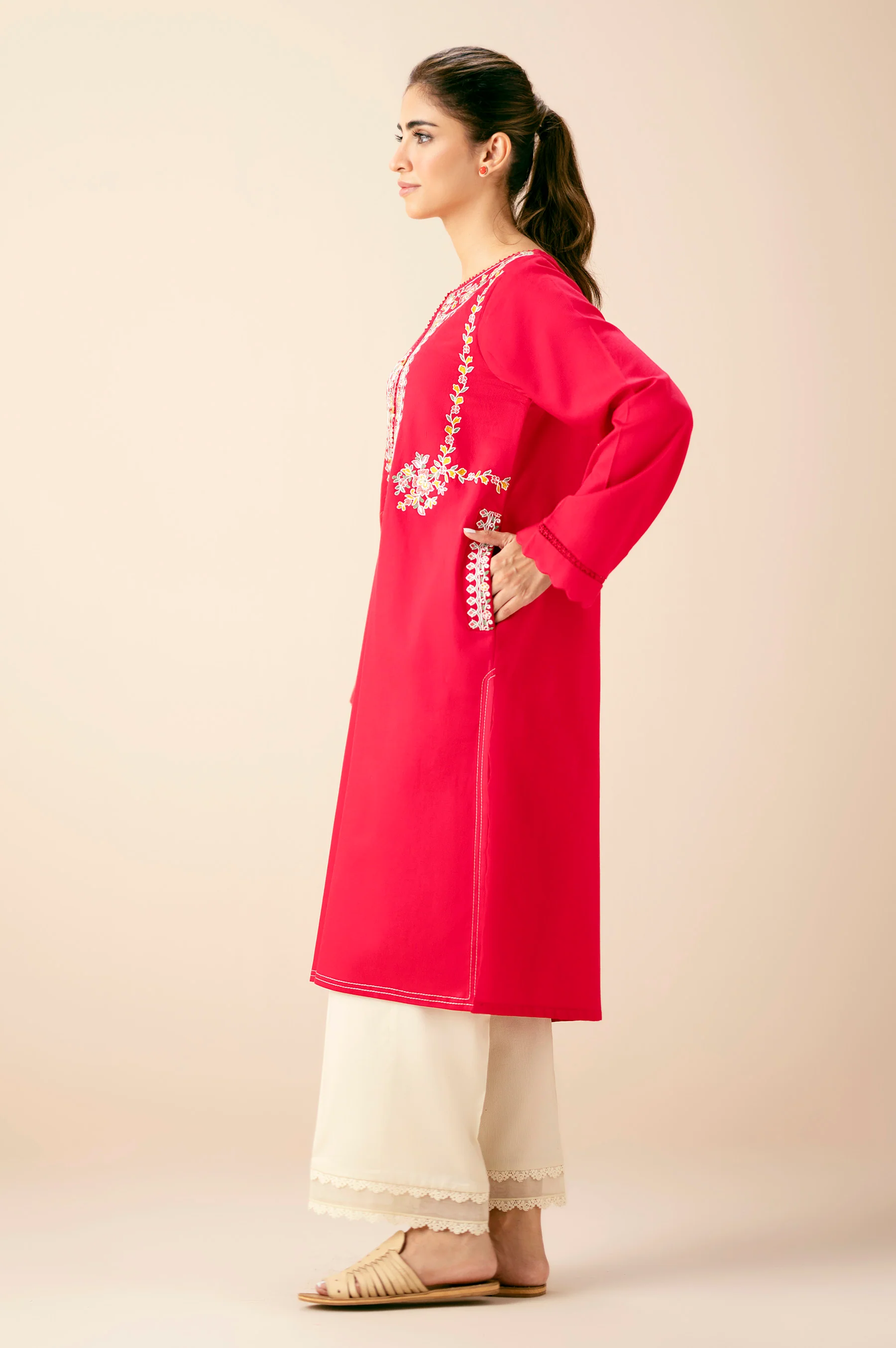 STITCHED EMBROIDERED SHIRT - Image 5