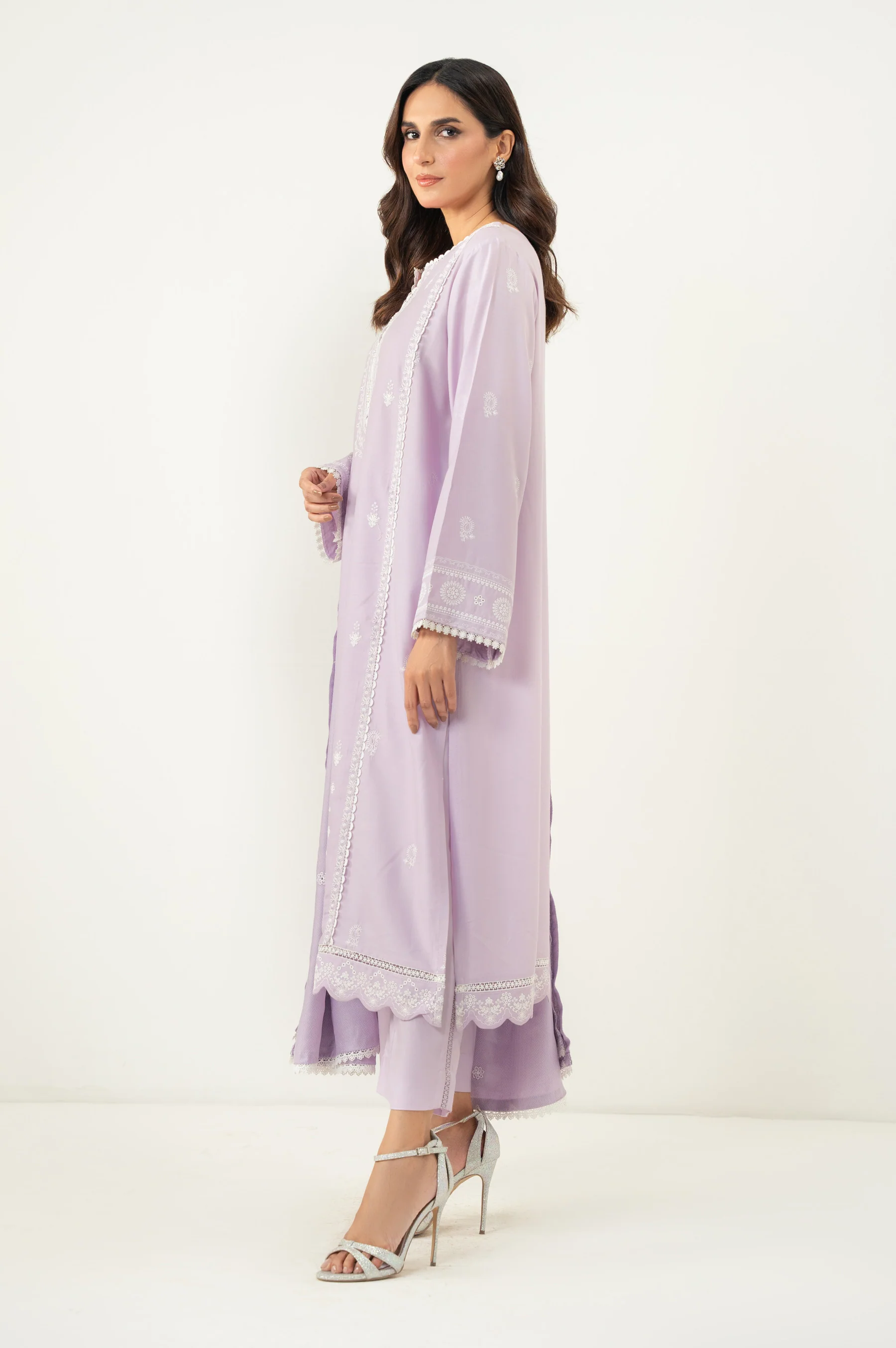 EMBROIDERED CHIKANKARI STITCHED DUPATTA (FACTORY E-OUTLET) - Image 5