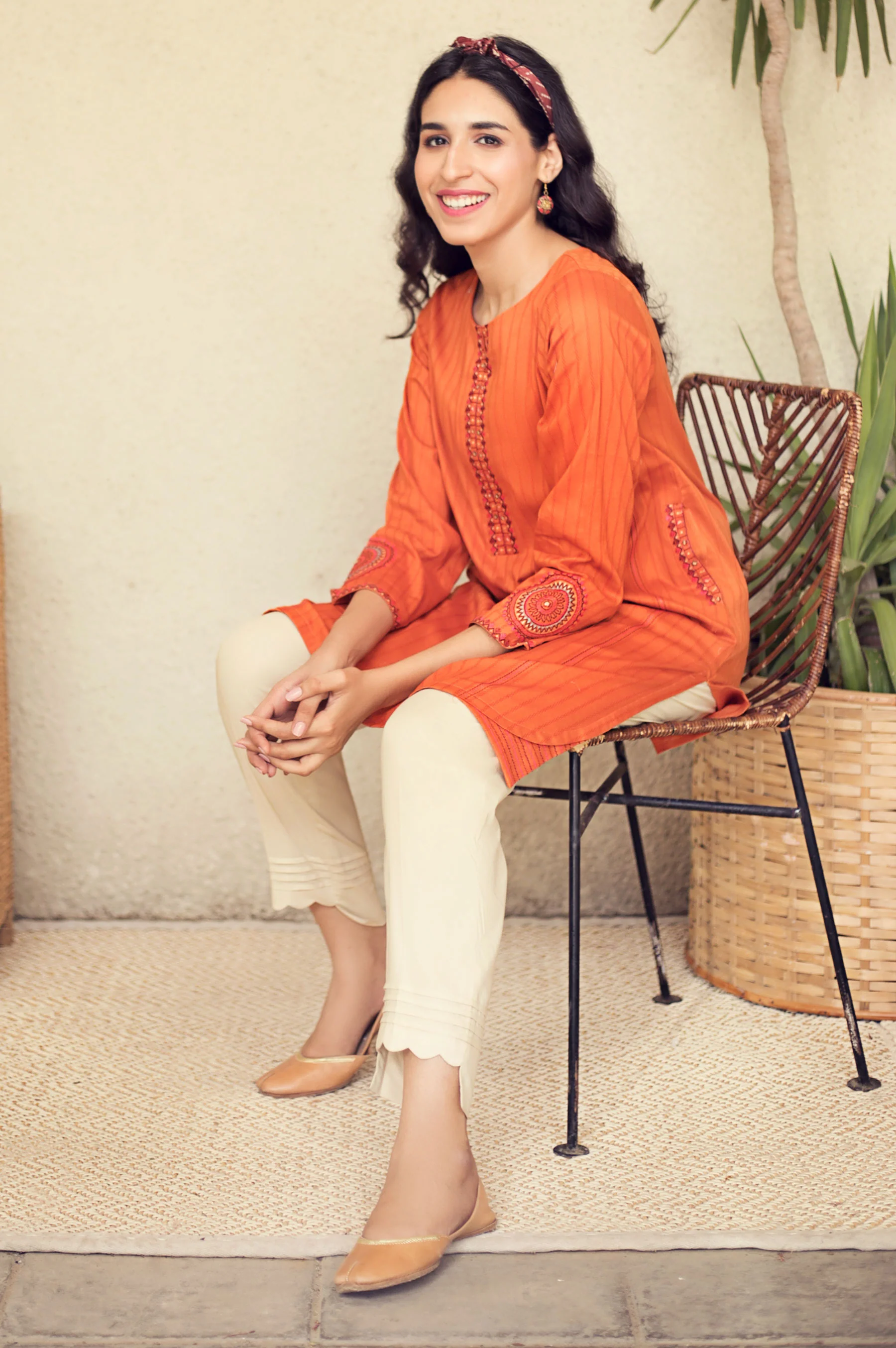 Stitched 1 Piece Embroidered Shirt - Image 3