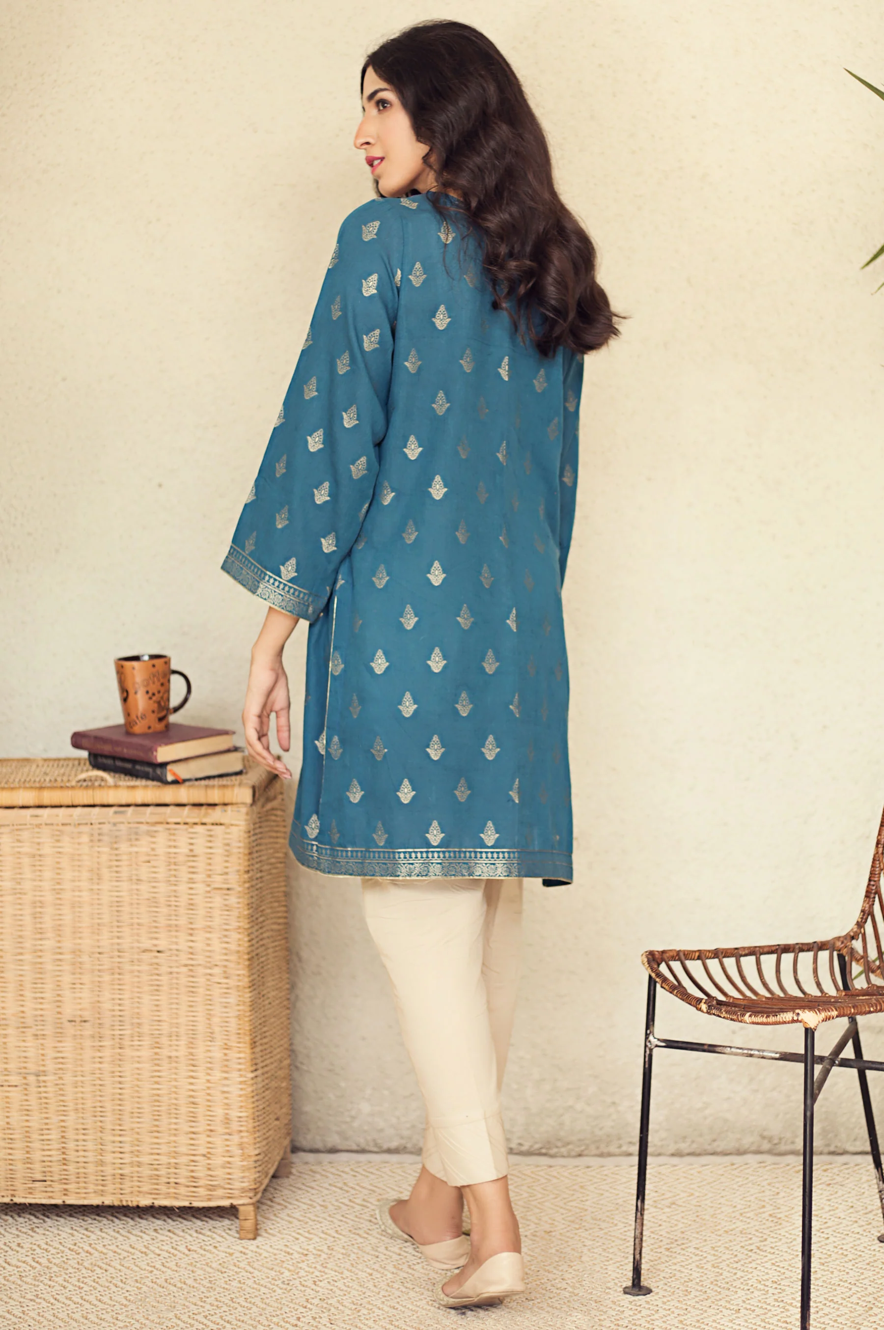 Stitched 1 Piece Embroidered Shirt - Image 2