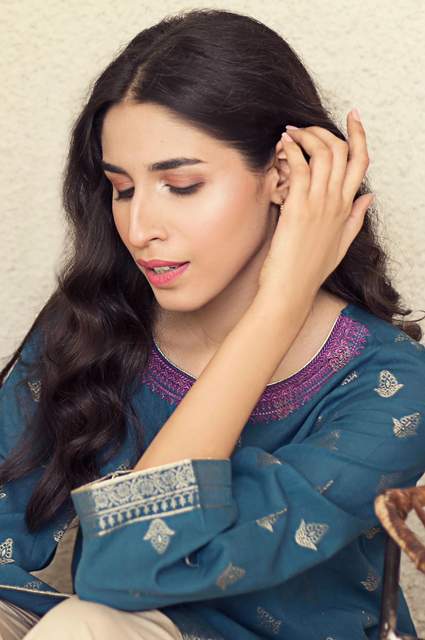 Stitched 1 Piece Embroidered Shirt - Image 3