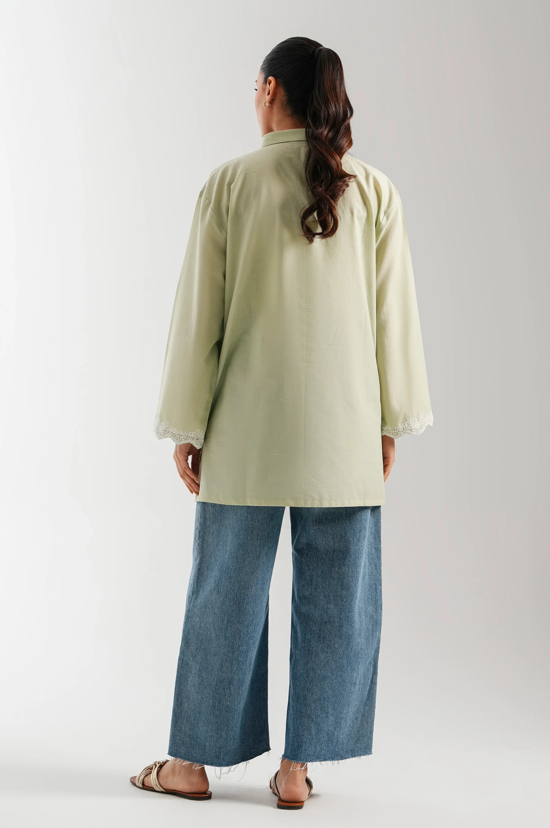 STITCHED CHIKANKARI TOP - Image 5
