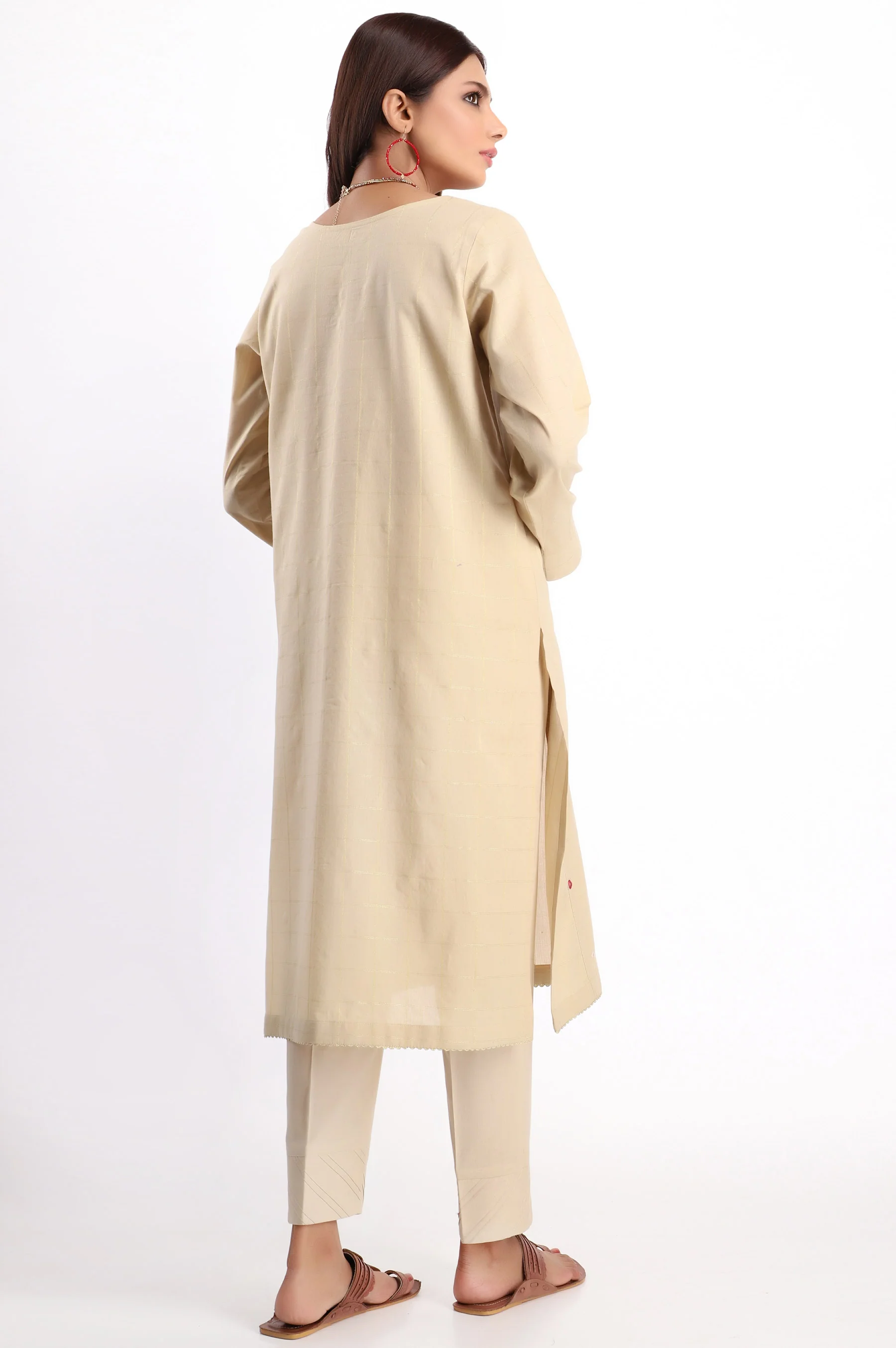 Stitched 1 Piece Embroidered Shirt - Image 2