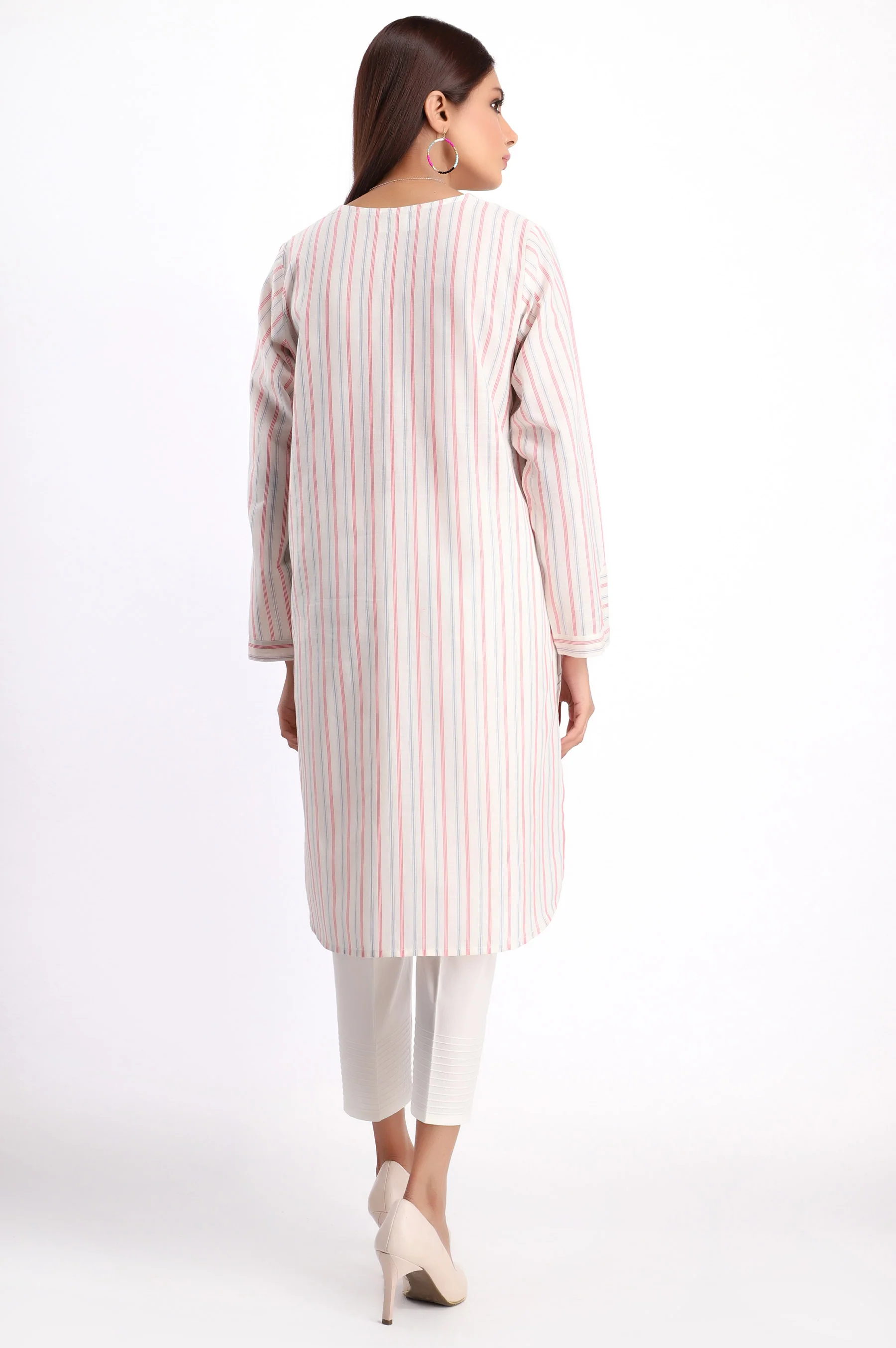 Stitched 1 Piece Embroidered Shirt - Image 2