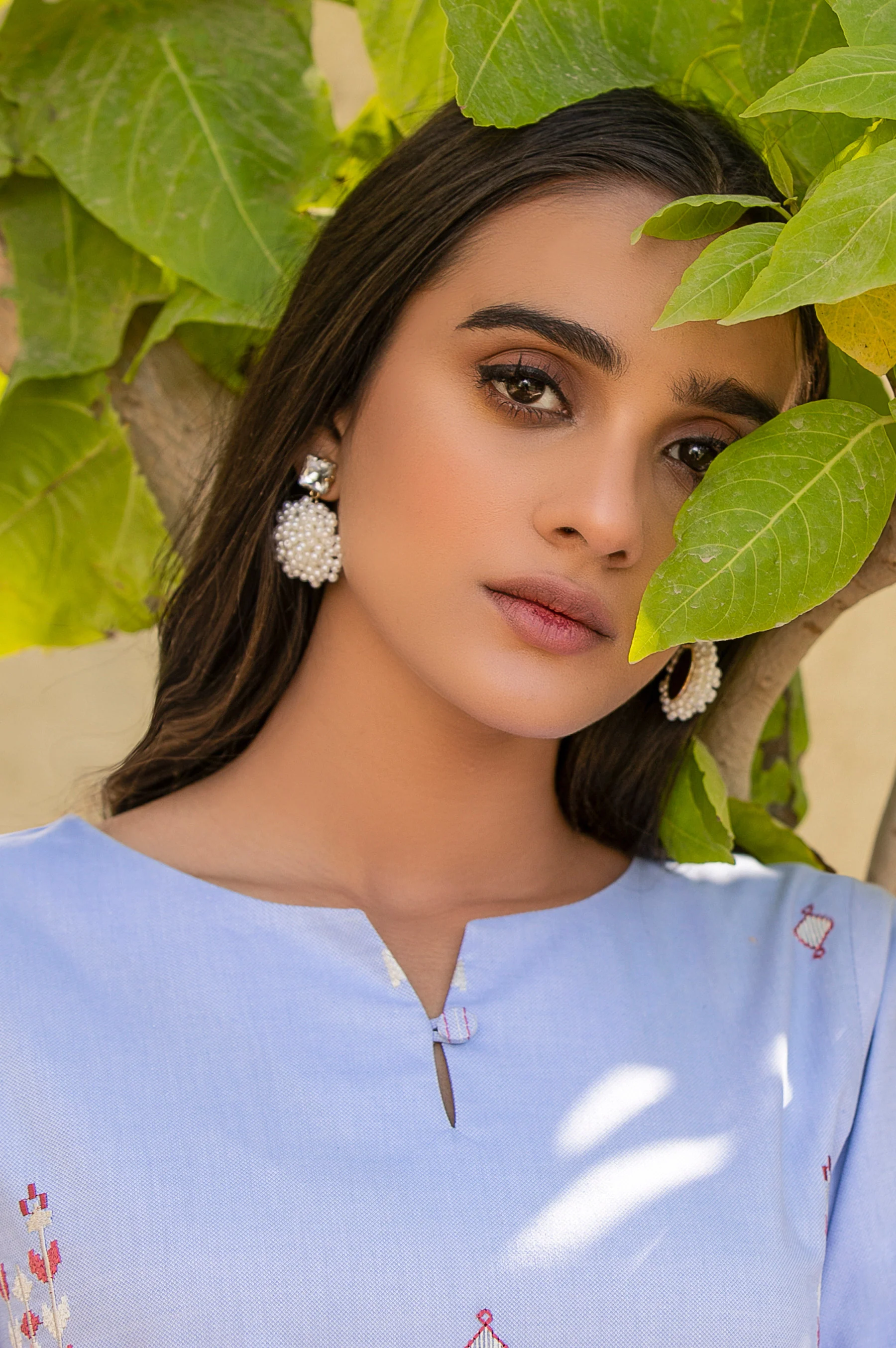 Stitched 1 Piece Embroidered Shirt - Image 3