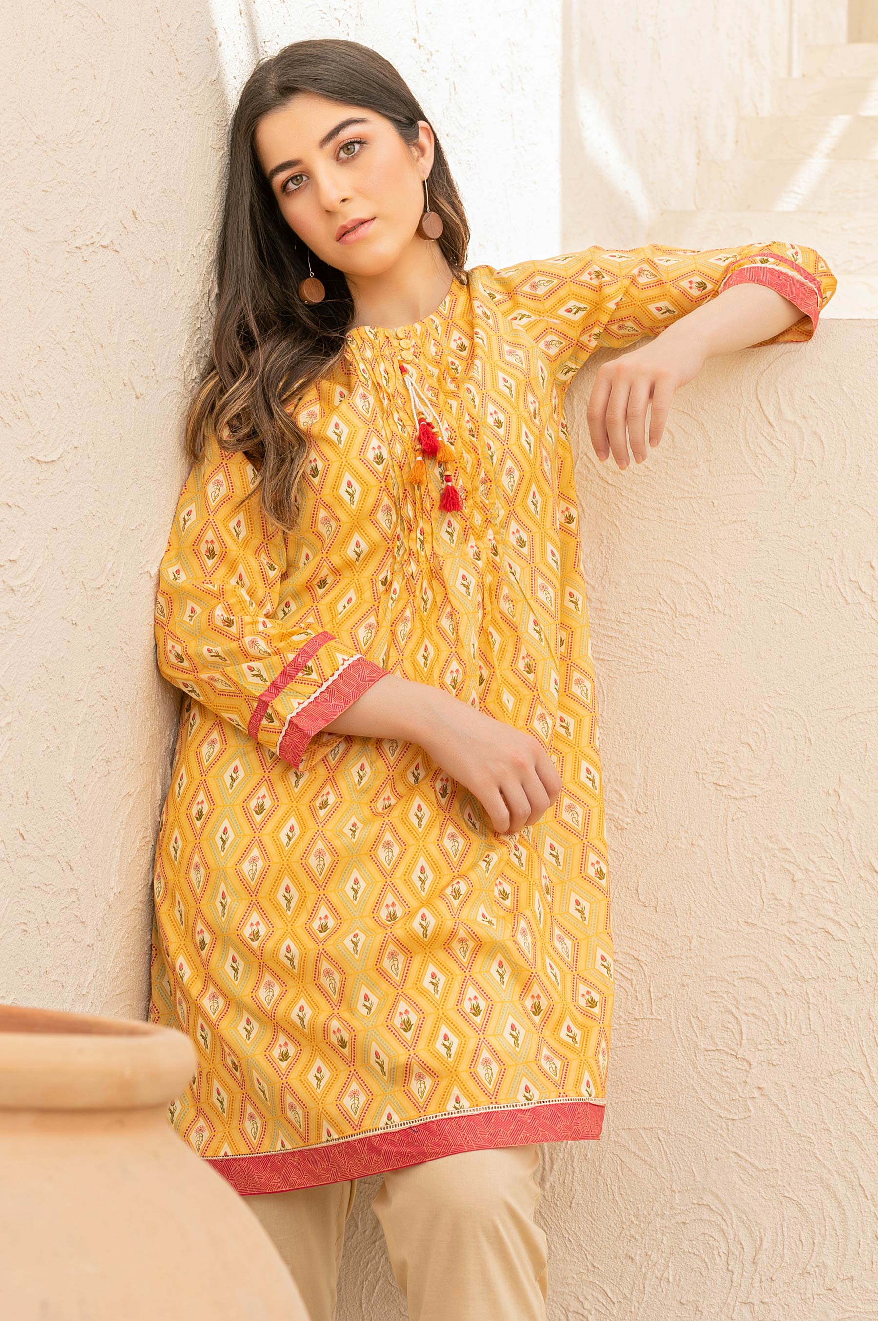 Stitched 1 Piece Digital Printed Lawn Shirt - Image 3