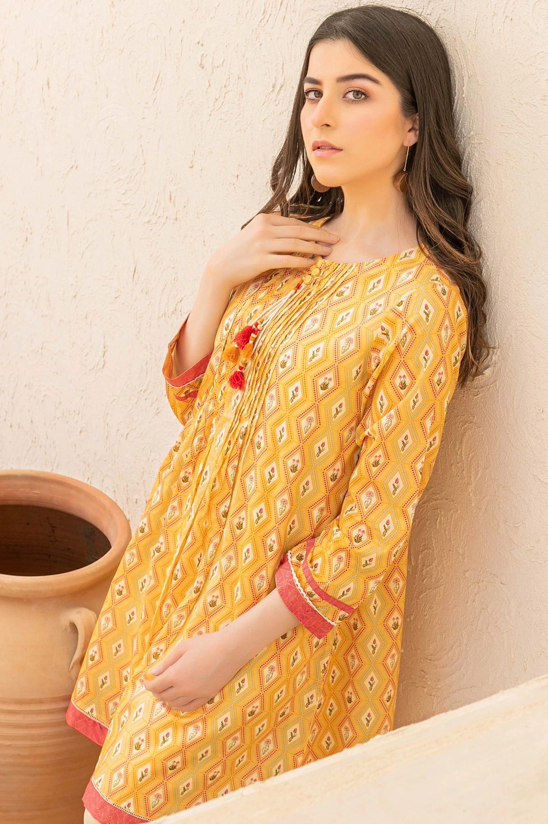 Stitched 1 Piece Digital Printed Lawn Shirt - Image 4