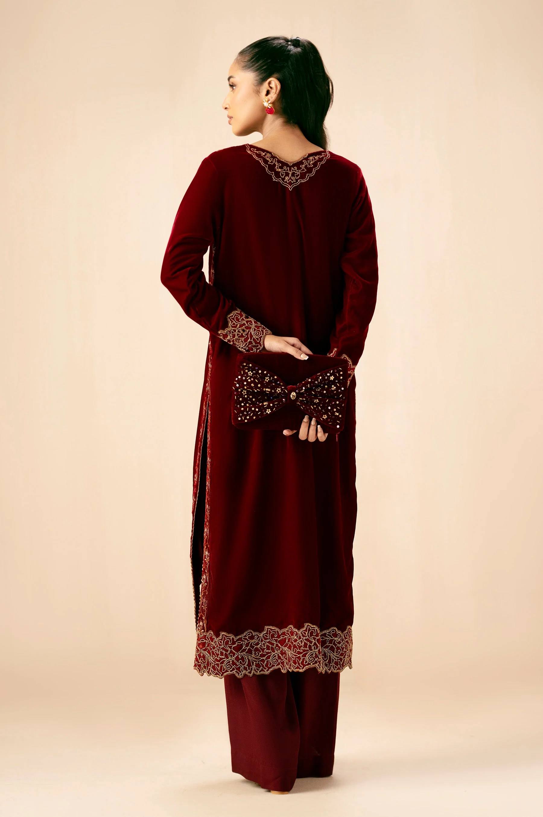 EMBROIDERED VELVET JACKET - Image 6