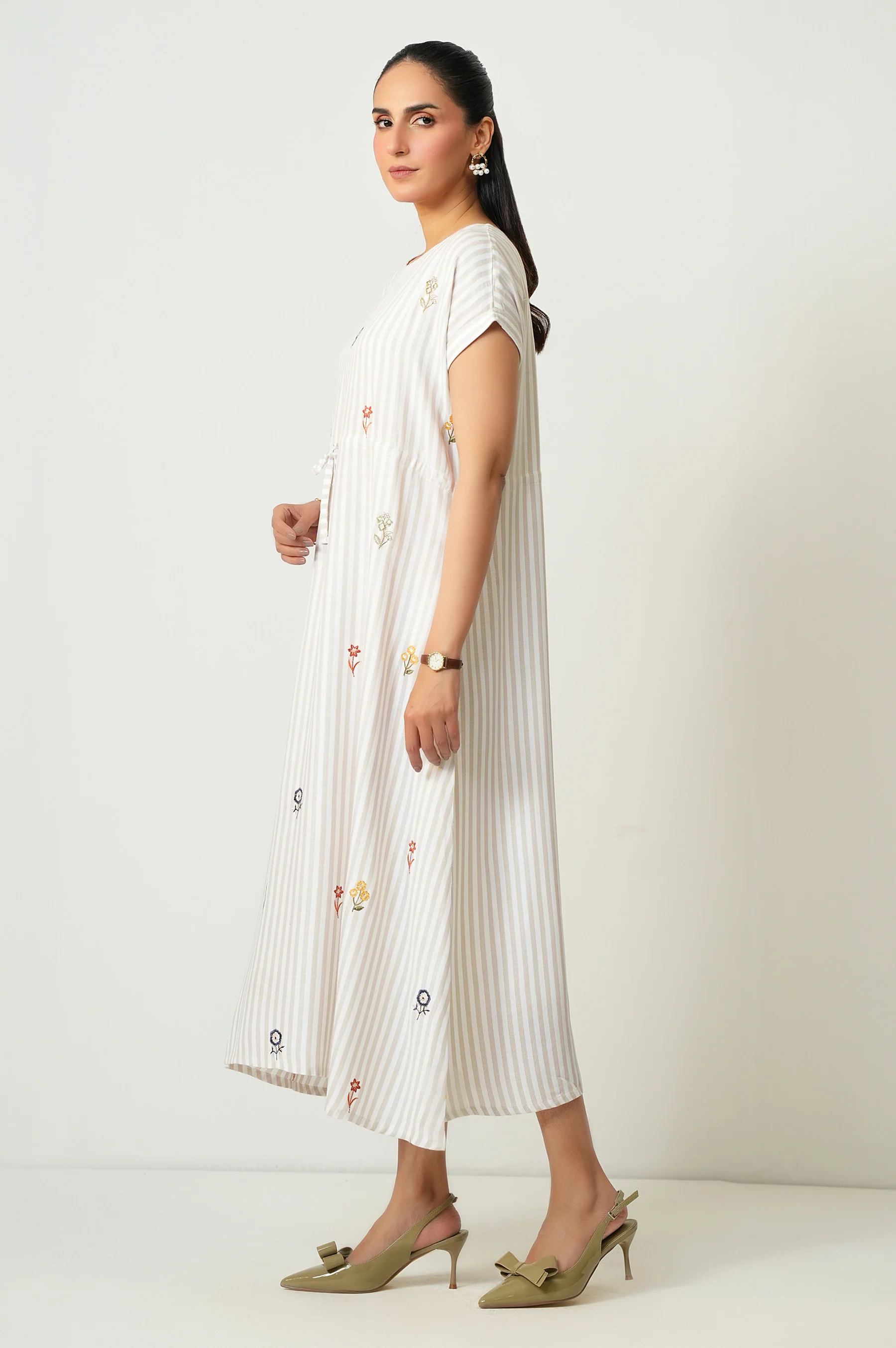 EMBROIDERED LONG DRESS - Image 4