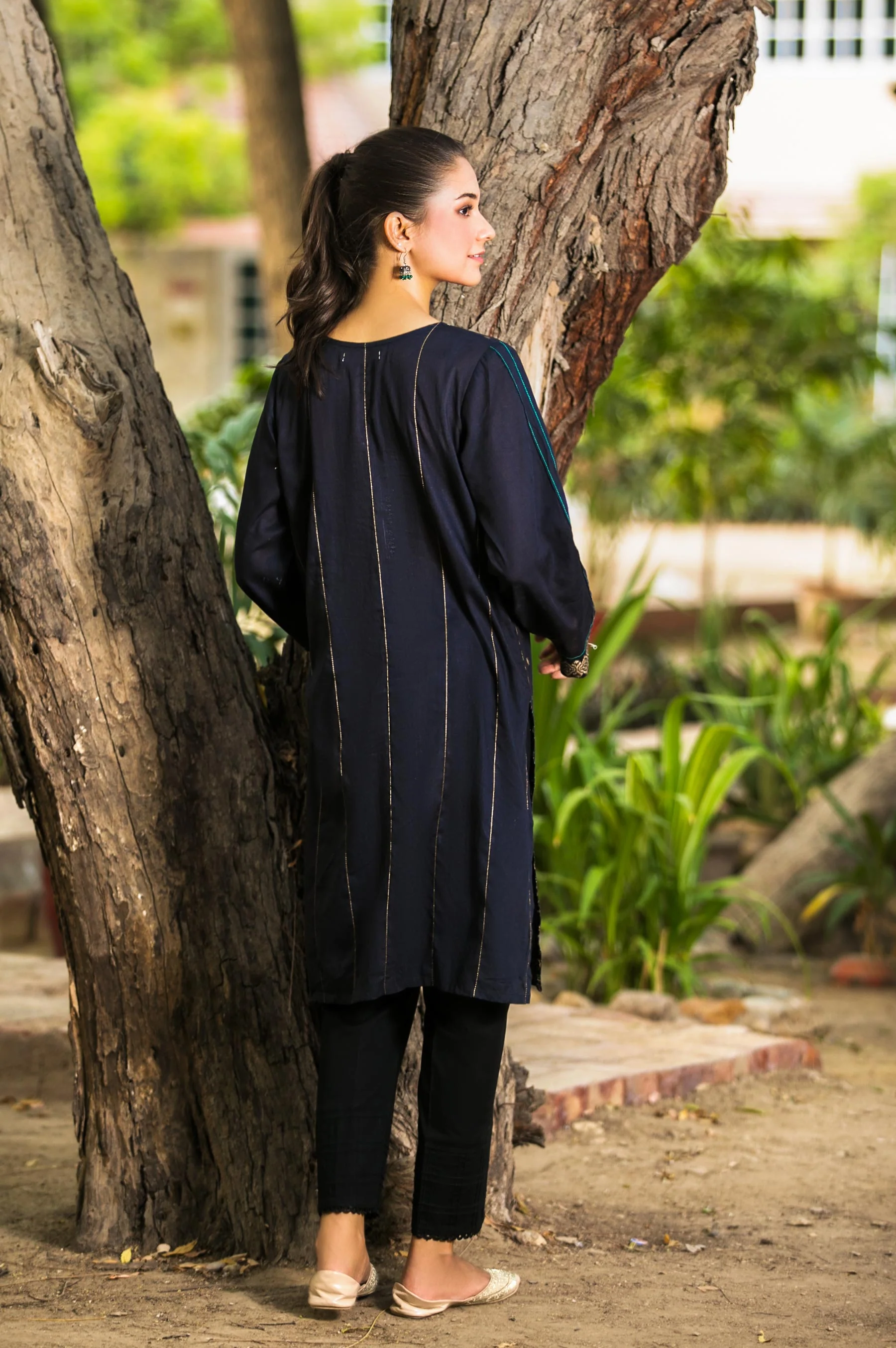 Stitched 1 Piece Embroidered Shirt - Image 2