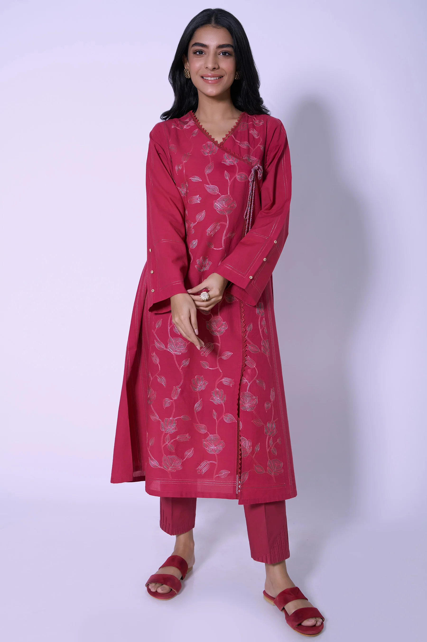 Stitched 1 Piece Jacquard Shirt - Image 4