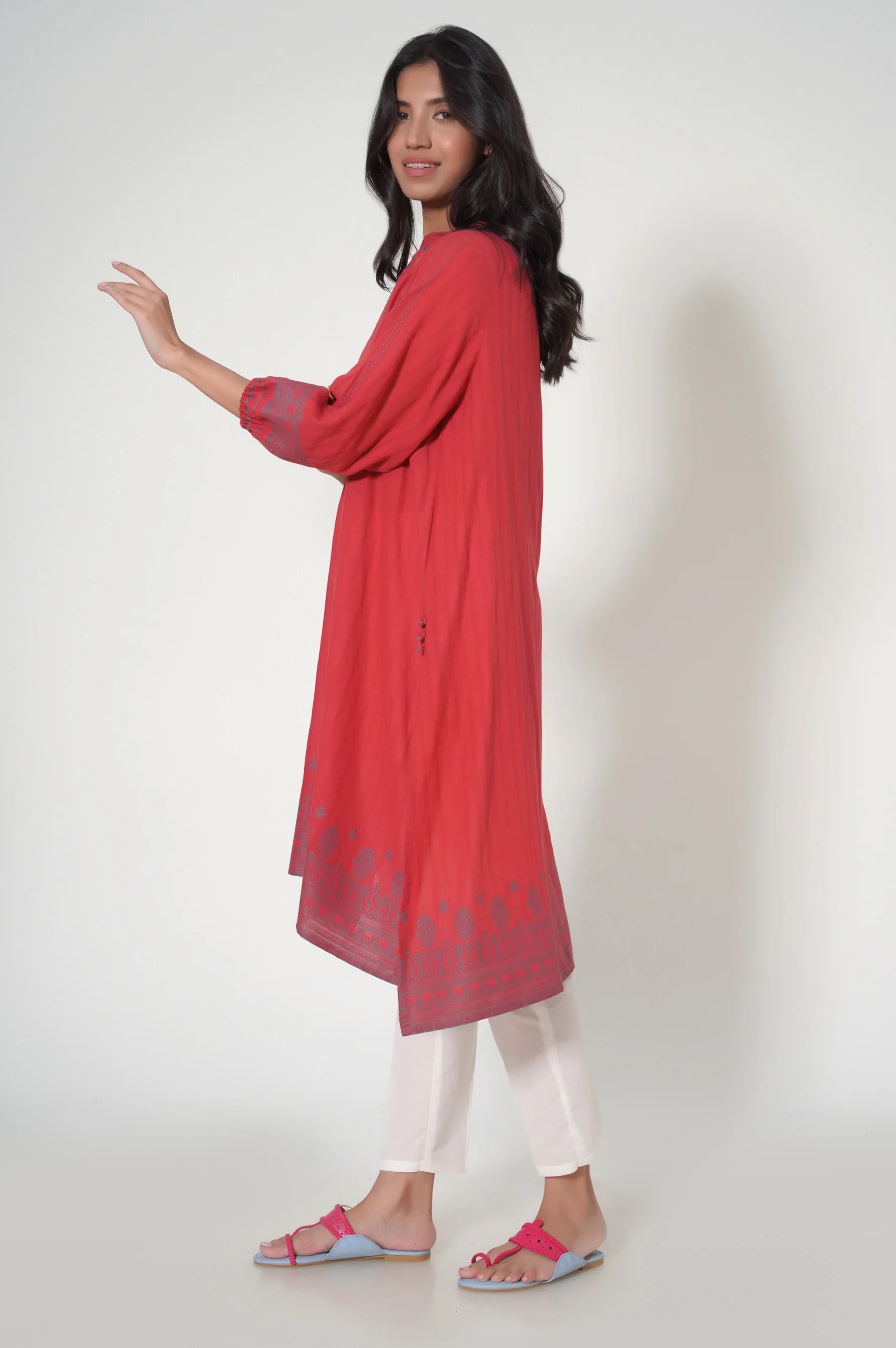 Stitched 1 Piece Jacquard Shirt - Image 4